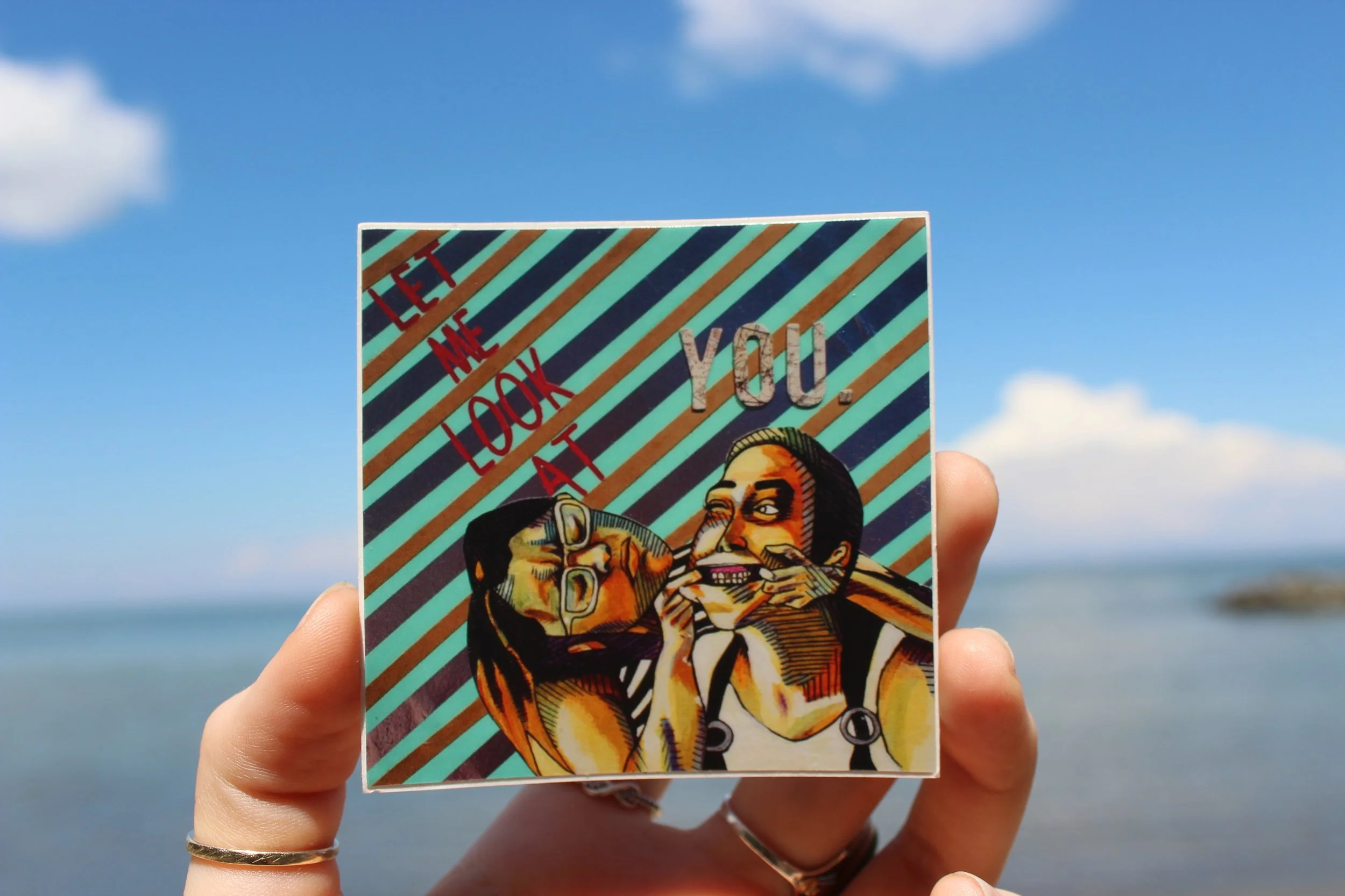 Let Me Look At You Sticker