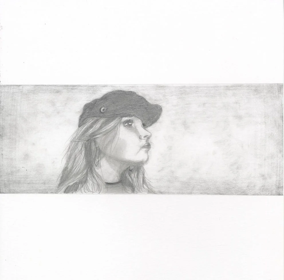 Cara: Style and Presentation

•	After: The final drawing shows her fully styled, hat in place, and posture transformed. She appears poised and presentable, embodying confidence and the empowerment derived from expressing personal style within societa