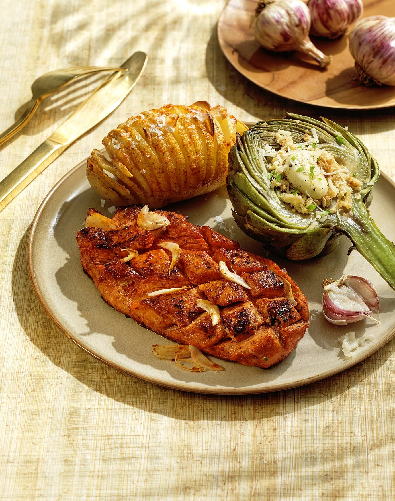 Poultry Chicken Artichoke Purple Garlic 1.jpg