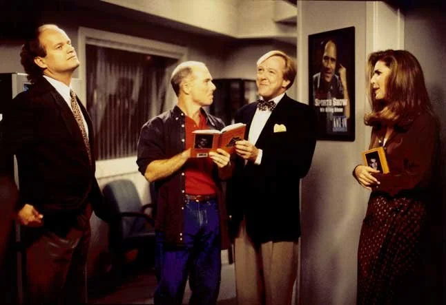 Kelsey Grammer, Dan Butler, Edward Hibbert & Peri Gilpin (Frasier)