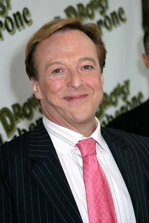 Edward Hibbert on the red carpet for Dowsy Chaperone