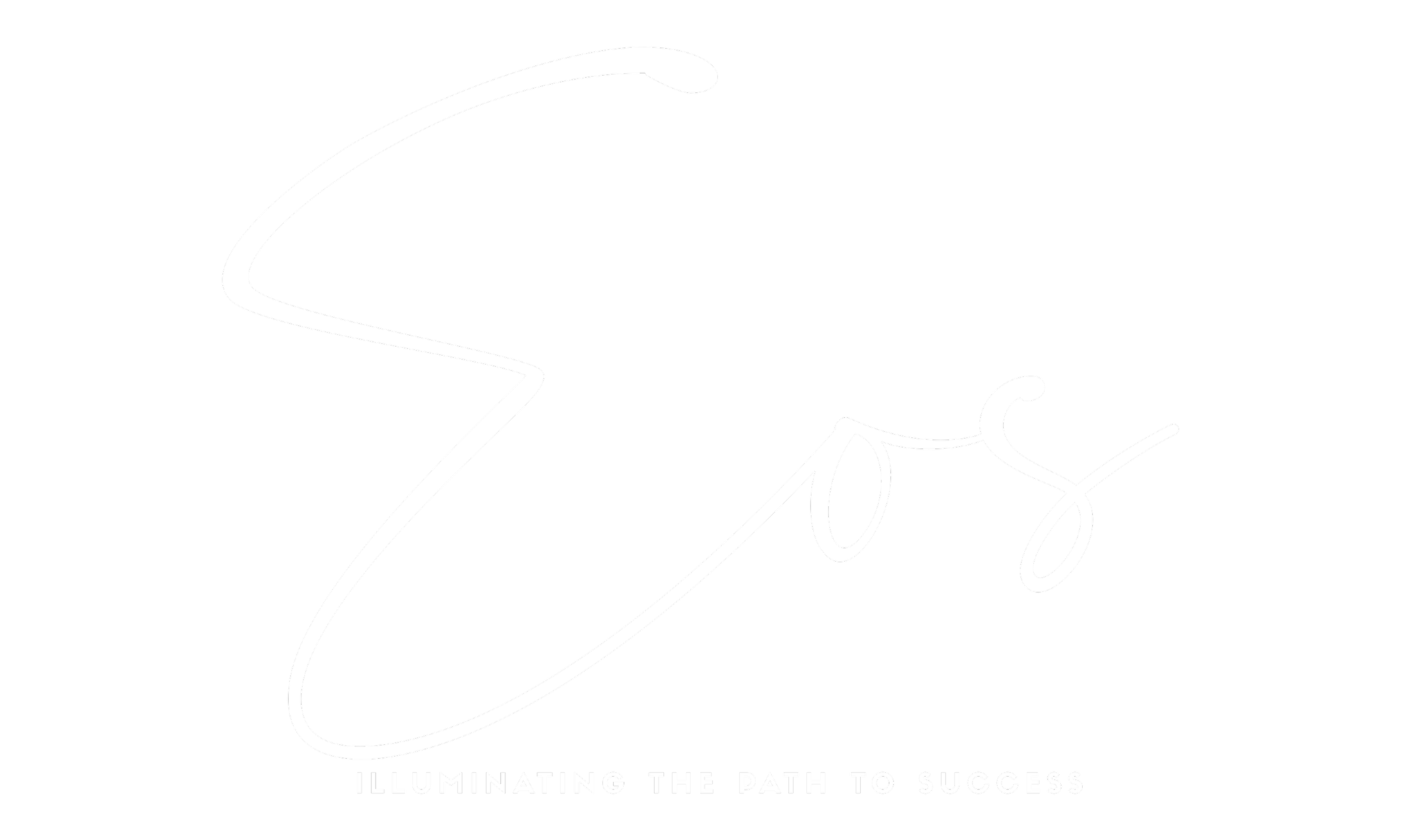 Neon-style outline of a sneaker with the phrase "ILLUMINATING THE PATH TO SUCCESS" underneath.