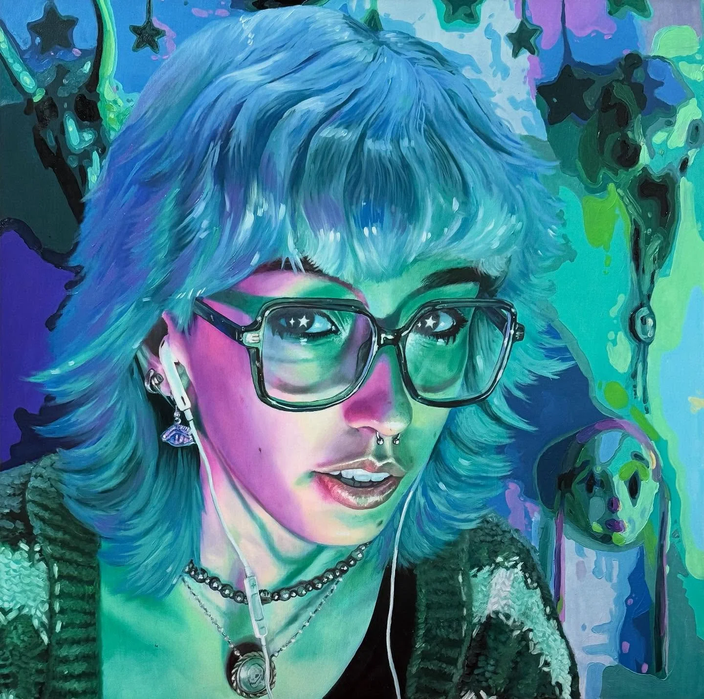 &ldquo;Maddie&rdquo; (20&rdquo; x 20&rdquo; oil on panel)