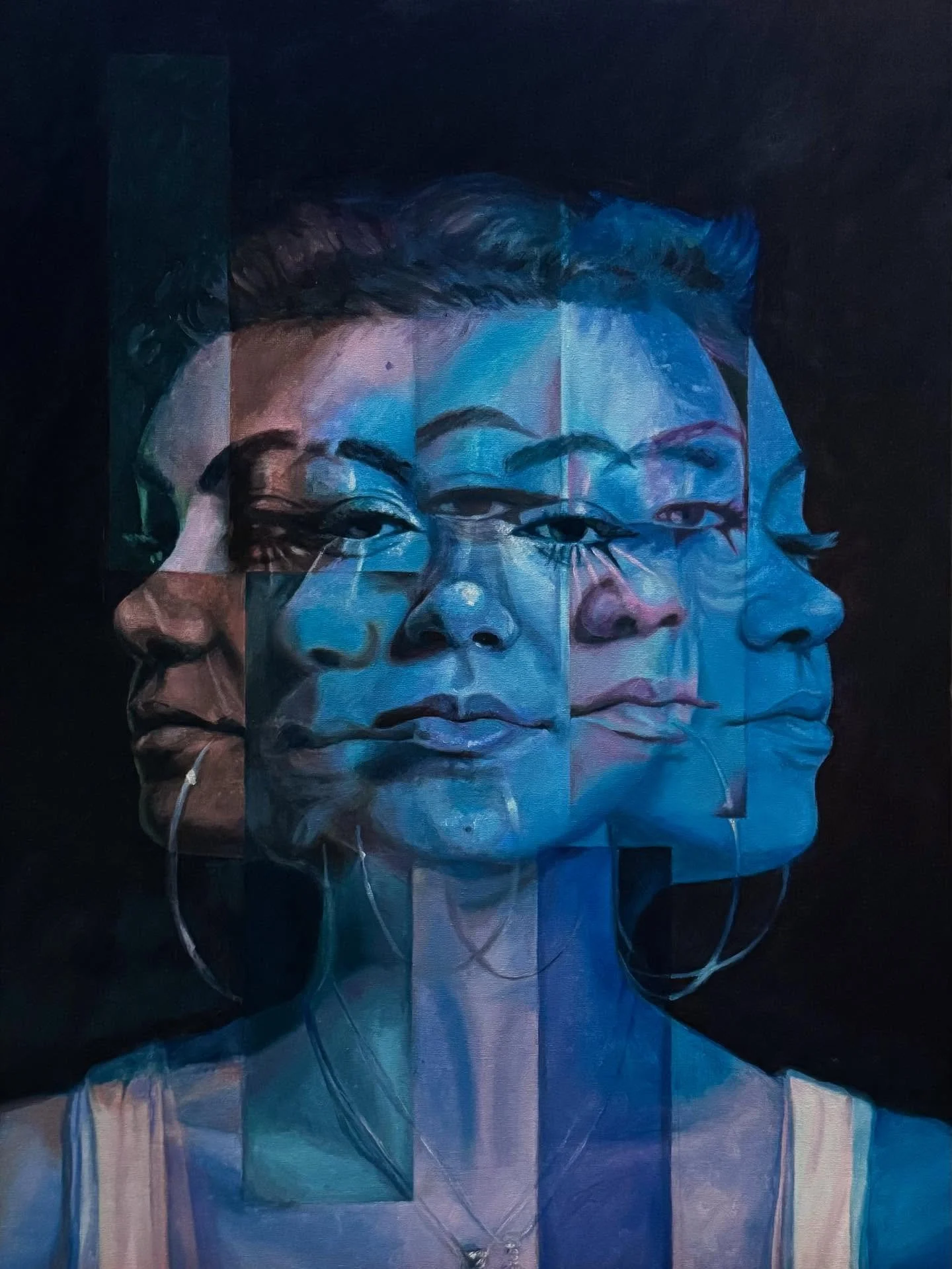 &ldquo;Ship of Theseus&rdquo; (oil on canvas) 
If you have been so thoroughly changed by events in your life that you can no longer be who you once were, are you still the same person? 
Do you recognize yourself?