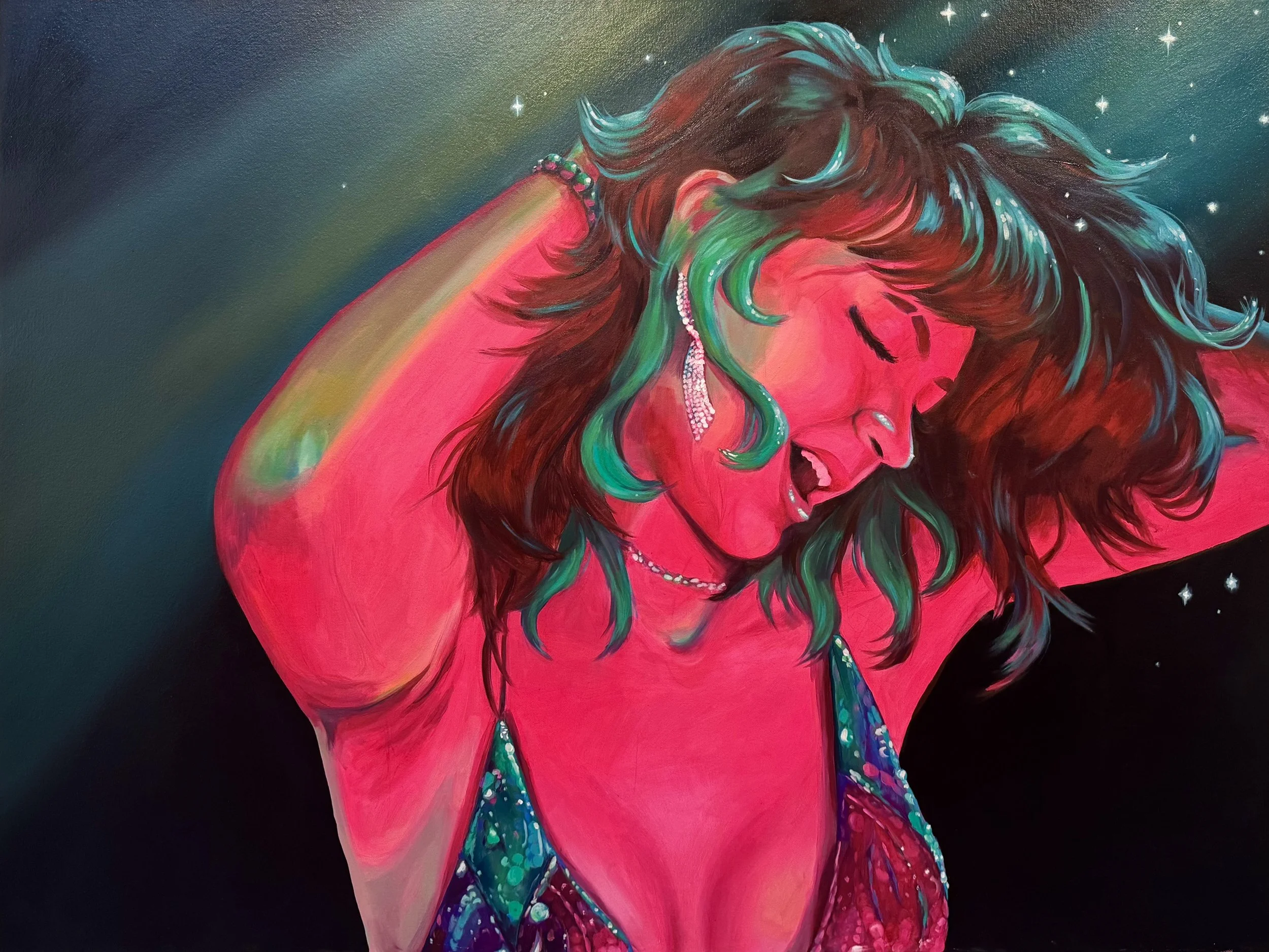 Dance IV
(30" x 40" oil on canvas 2025)