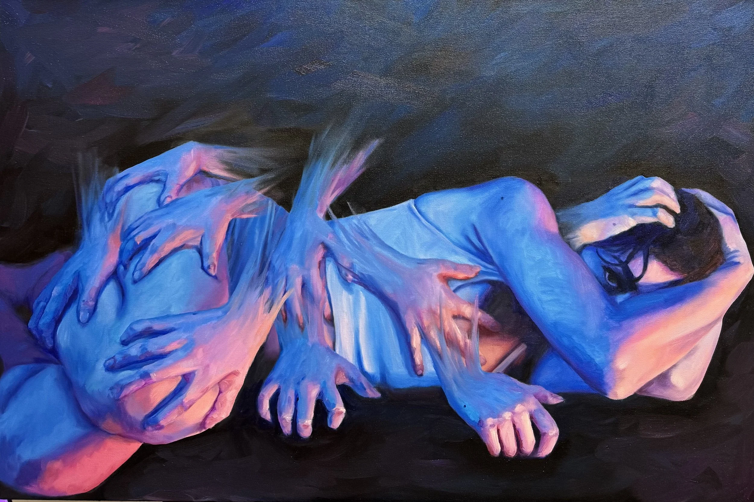 Smother
(24" x 36" oil on canvas 2025)