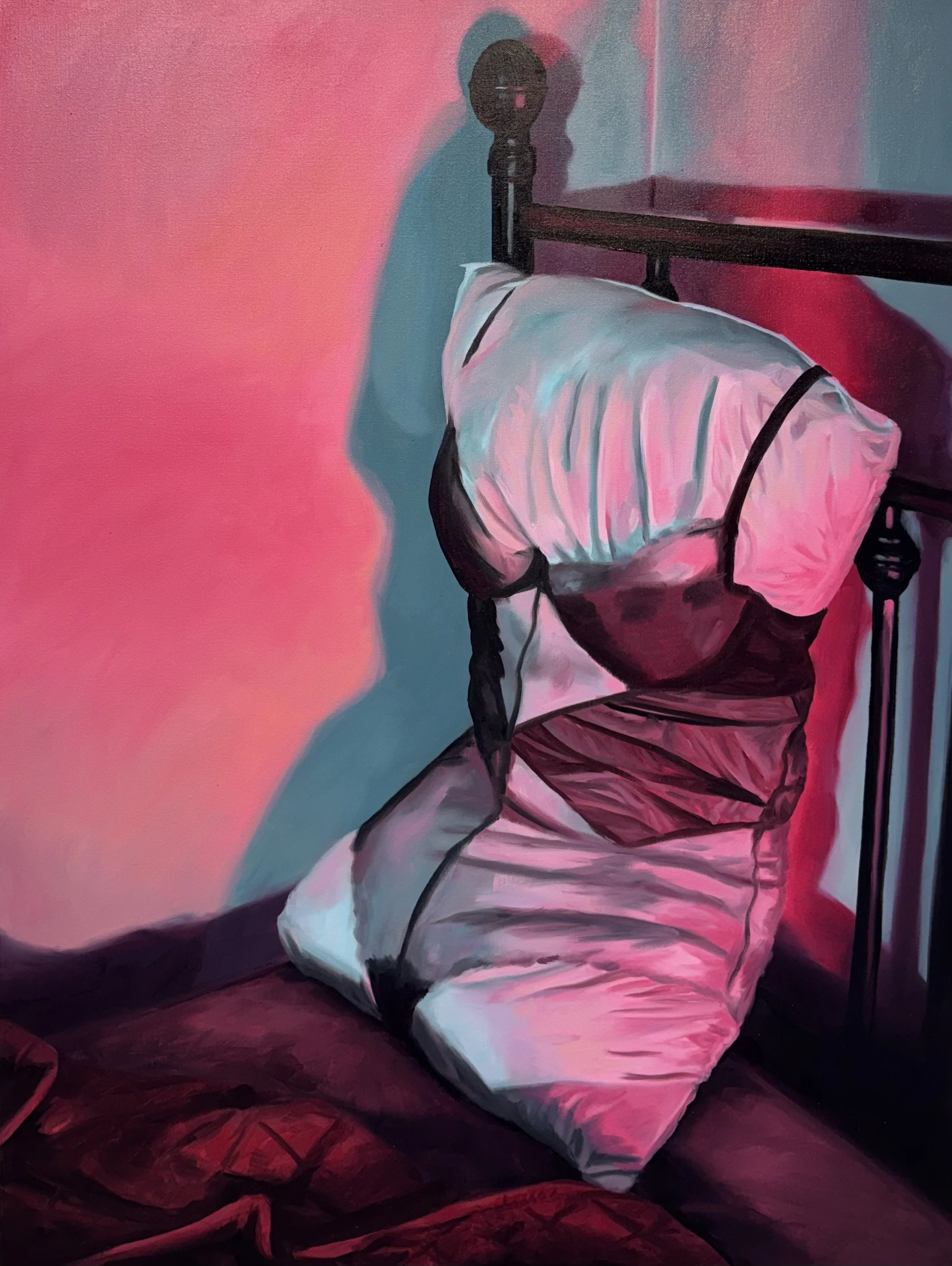 Pillow Talk II
(30" x 40" oil on canvas 2026)