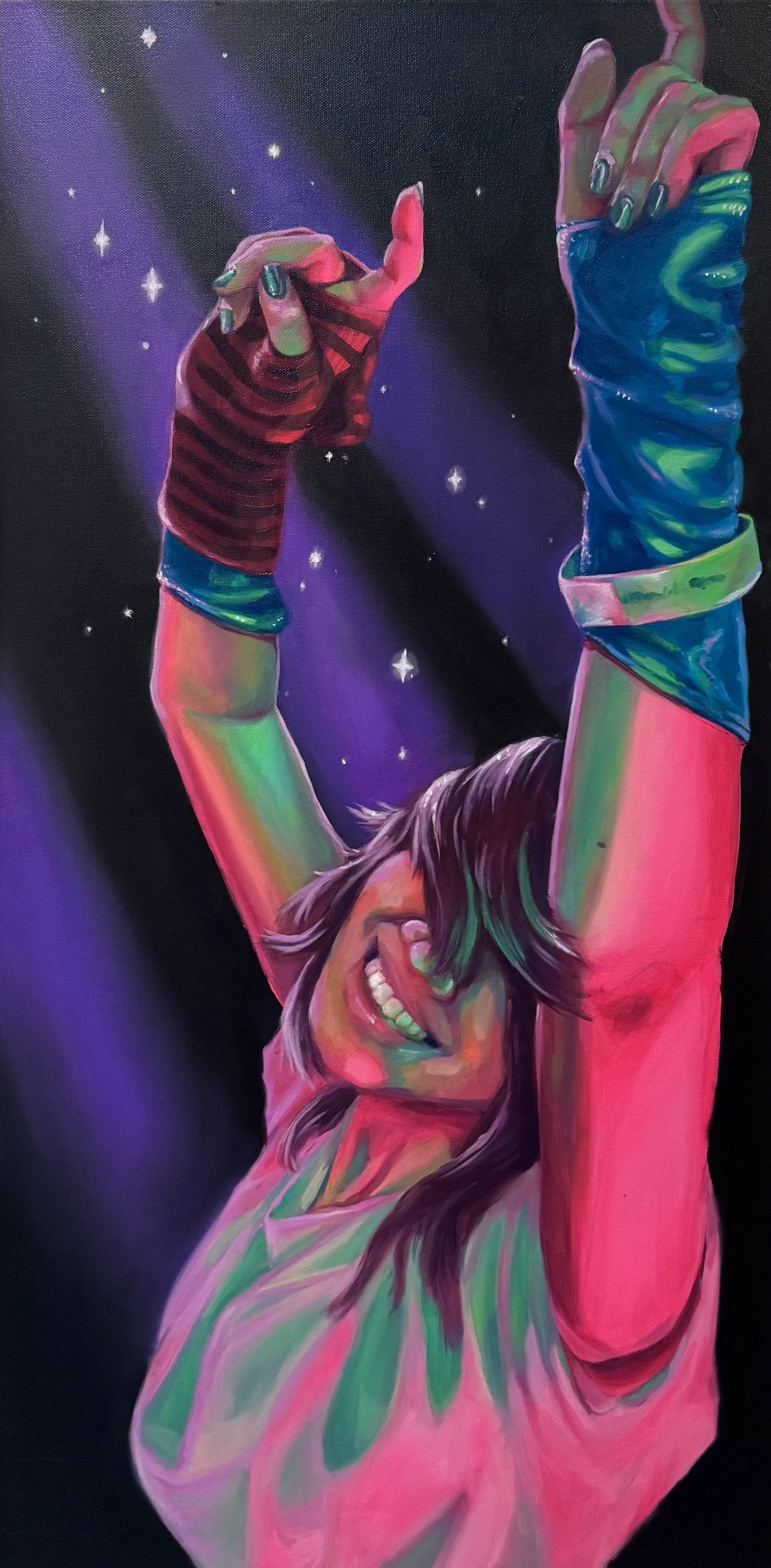 Dance II 
(18" x 36" oil on canvas 2025)