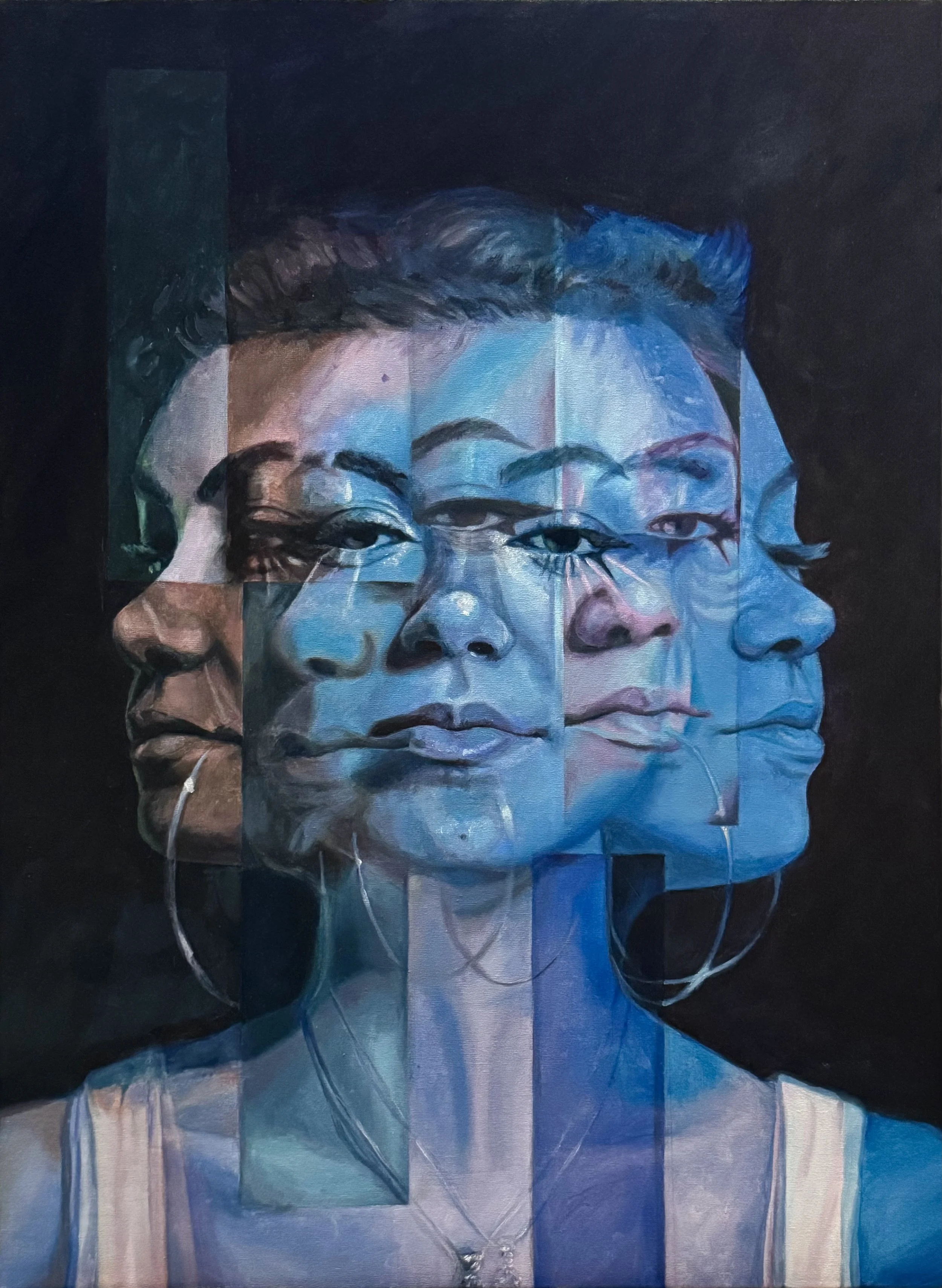 Ship of Theseus
(23" x 31" oil on canvas 2025)