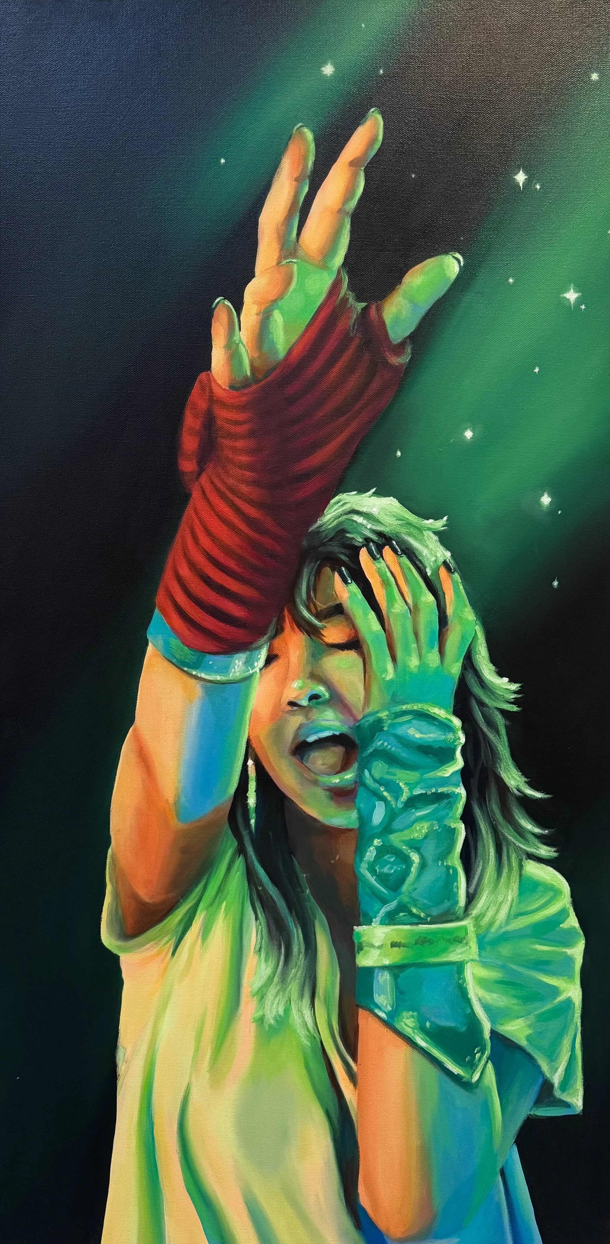 Dance III 
(18" x 36" oil on canvas 2025)