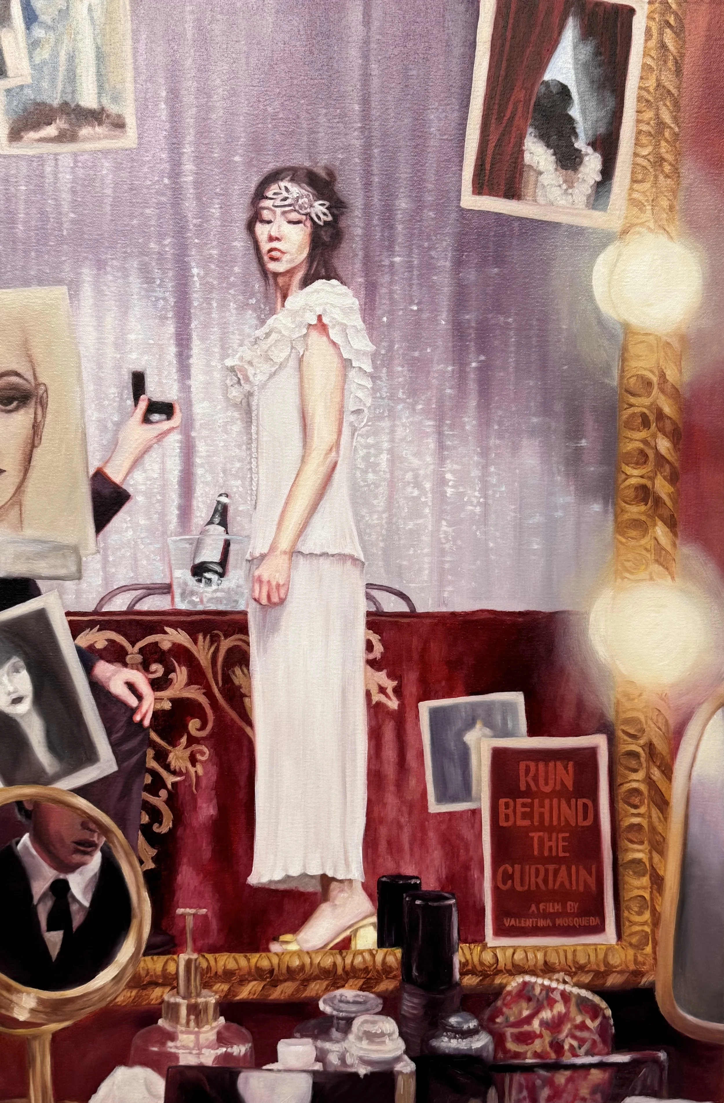 Run Behind the Curtain
(20" x 30" oil on canvas 2025)