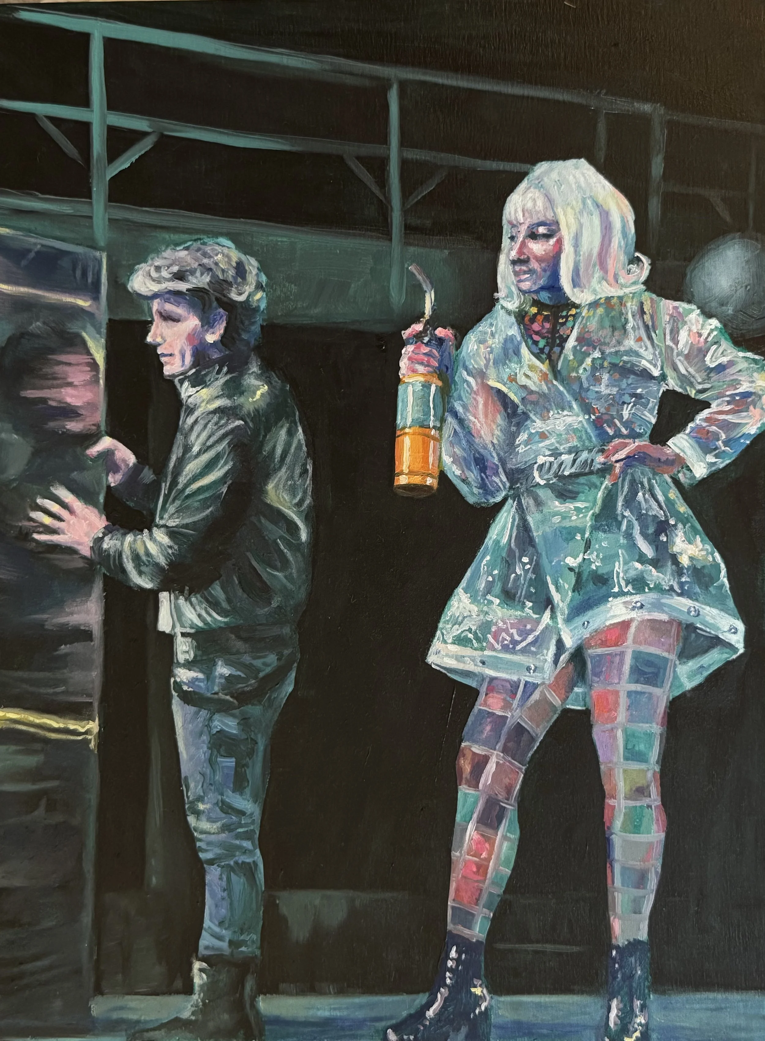 RENT 
(9" x 12" oil on panel 2026)