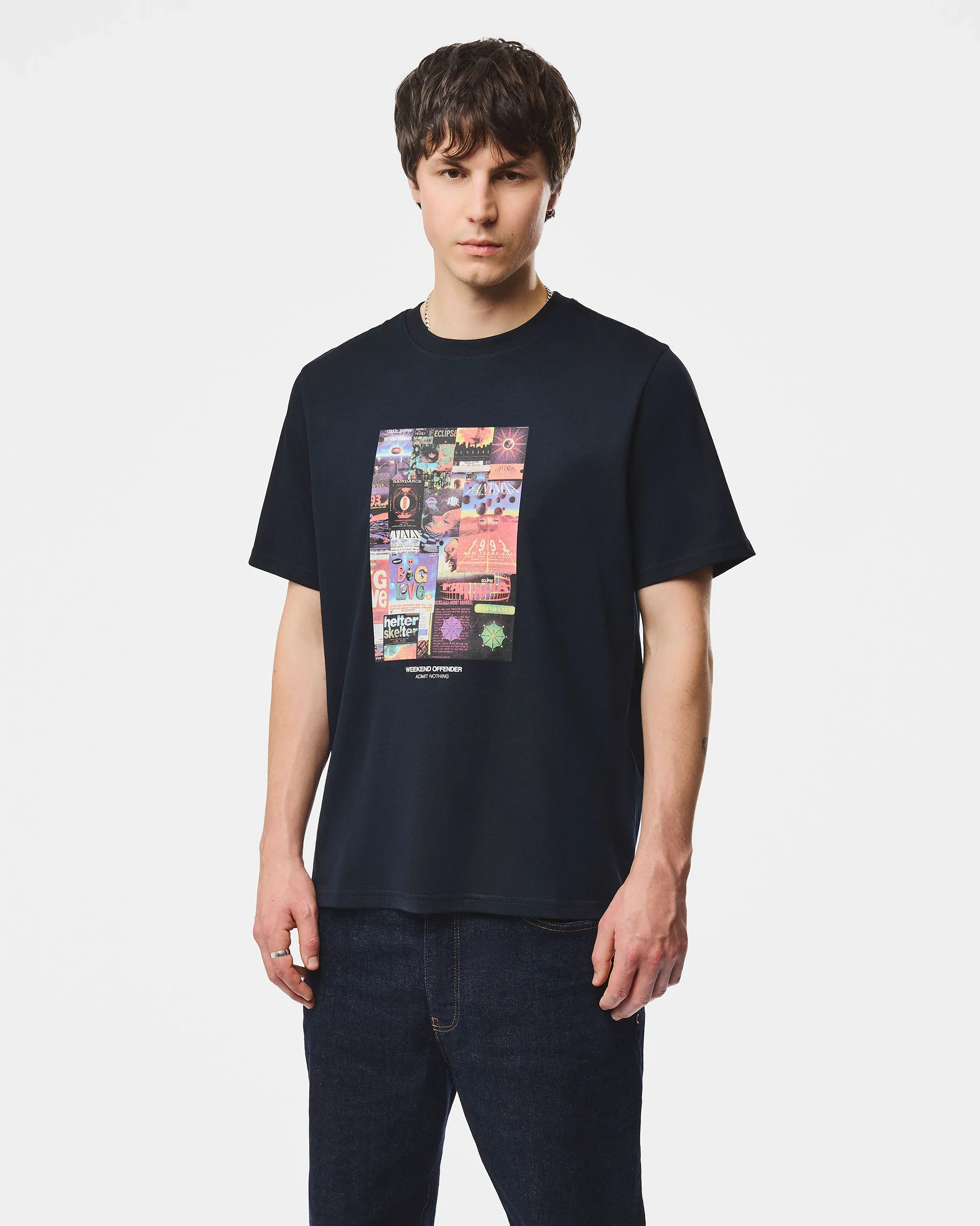 Weekend Offender Saltatio Graphic Tee Black