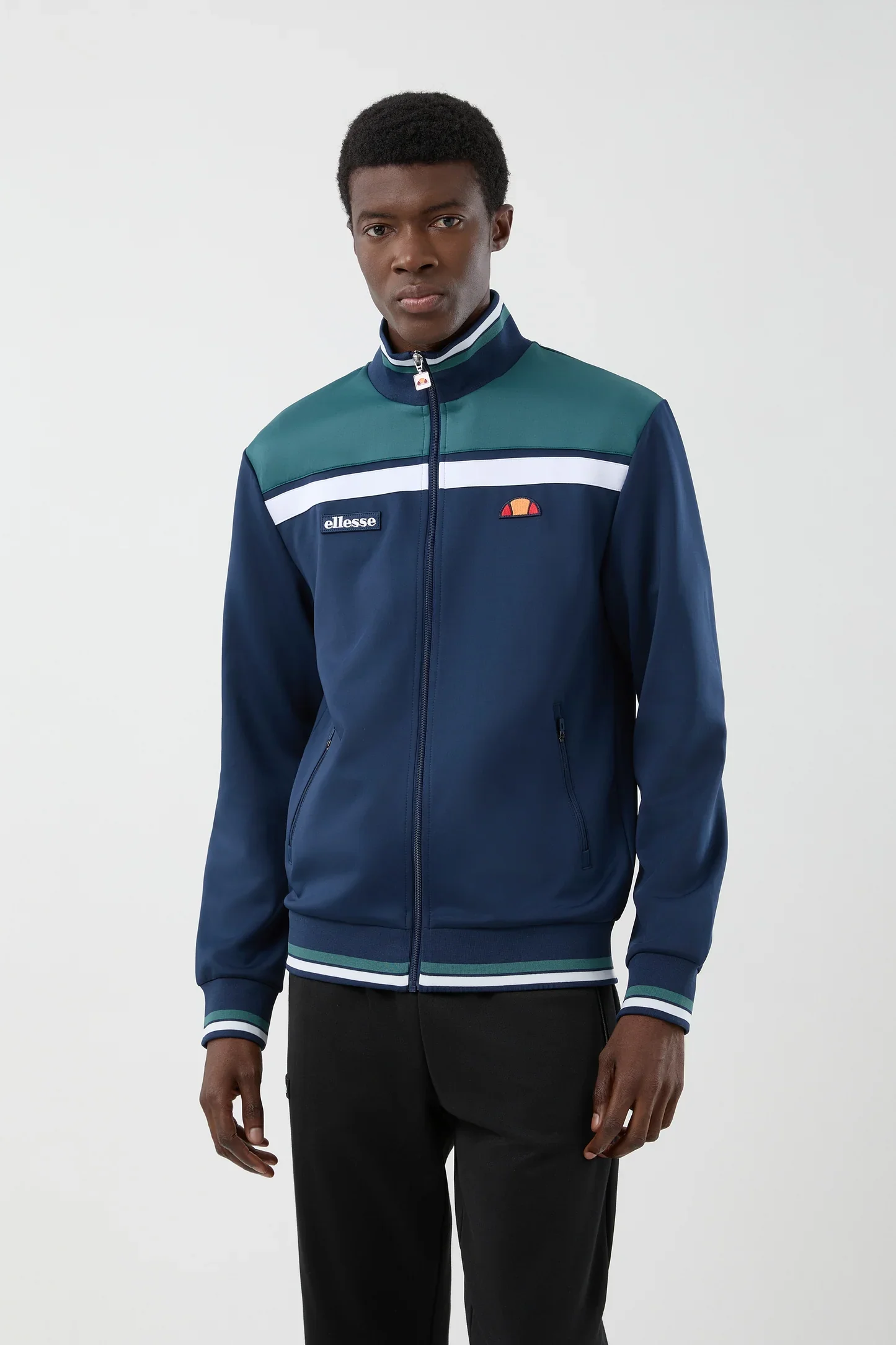 Ellesse Vignola Track Top - Navy / Teal