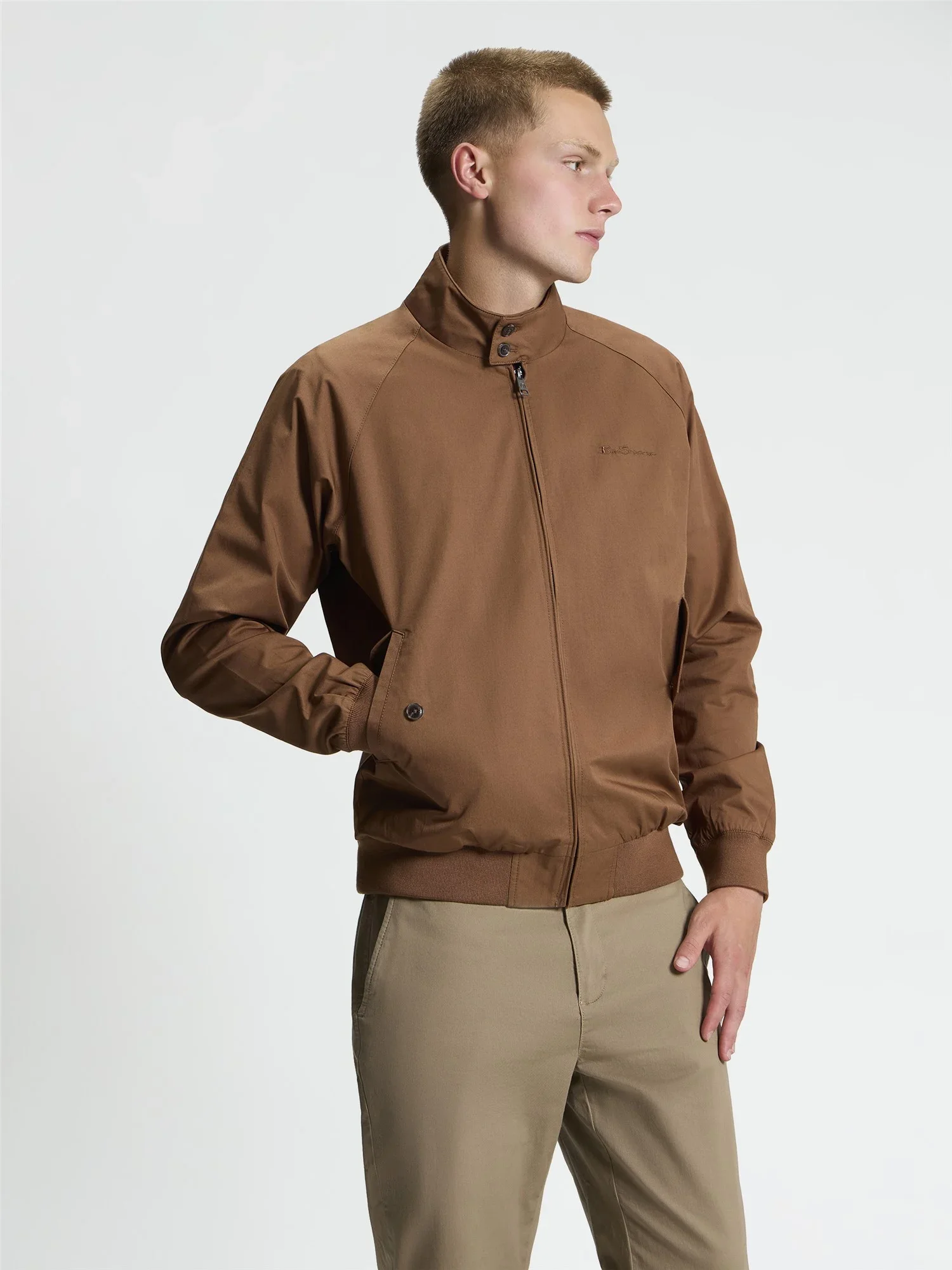 Ben Sherman Signature Harrington Brown