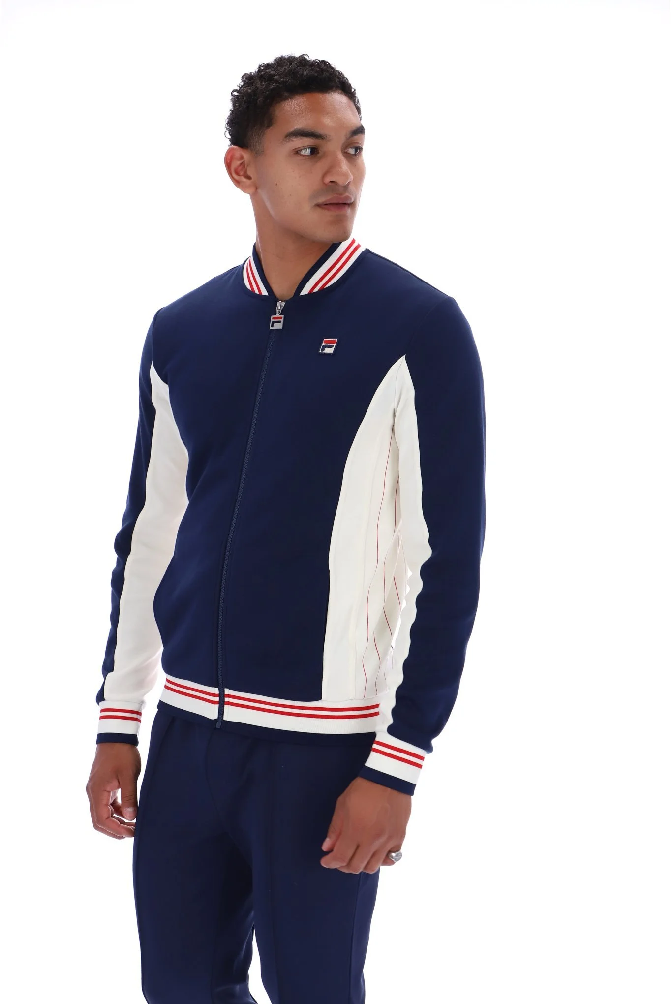 Fila Settanta Track Jacket Fila Navy/Gardenia/Fila Red