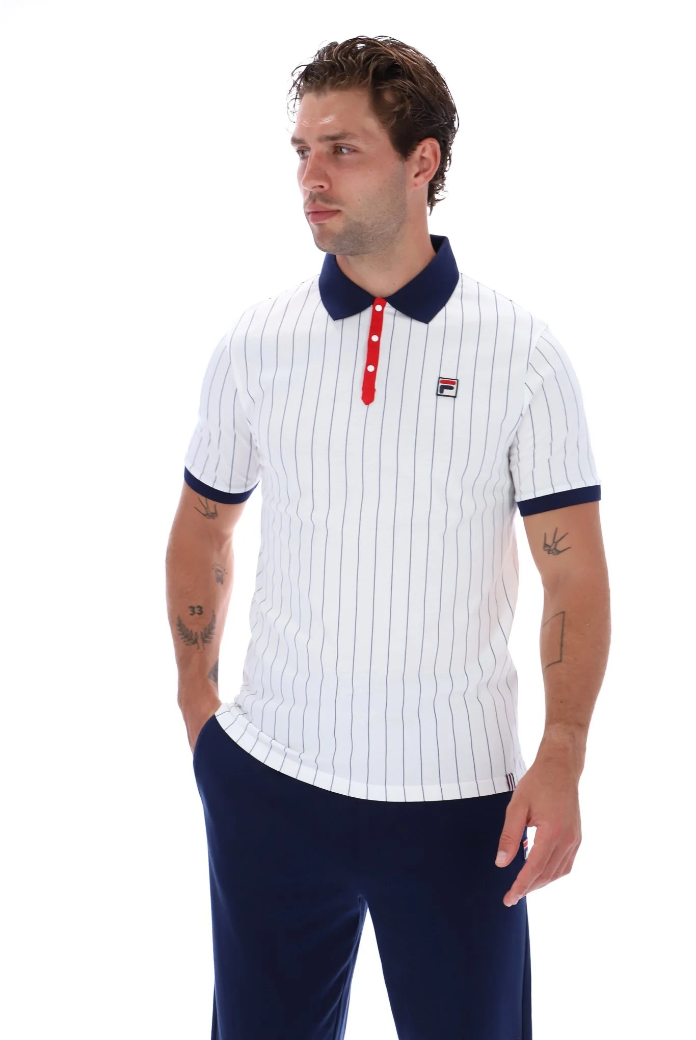 Fila BB1 Polo White/Fila Navy/Fila Red