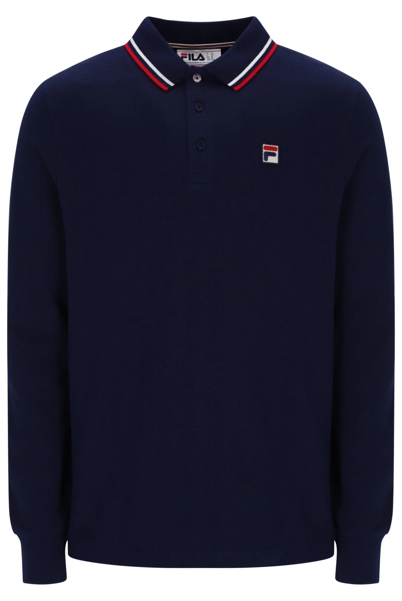 Fila Monte LS Polo Fila Navy/Fila Red/White