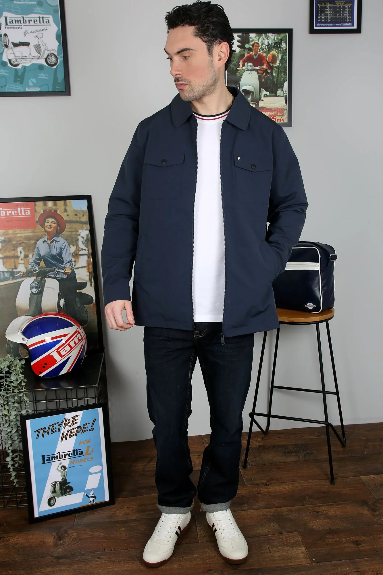 Lambretta Clothing Kalmar Jacket Navy