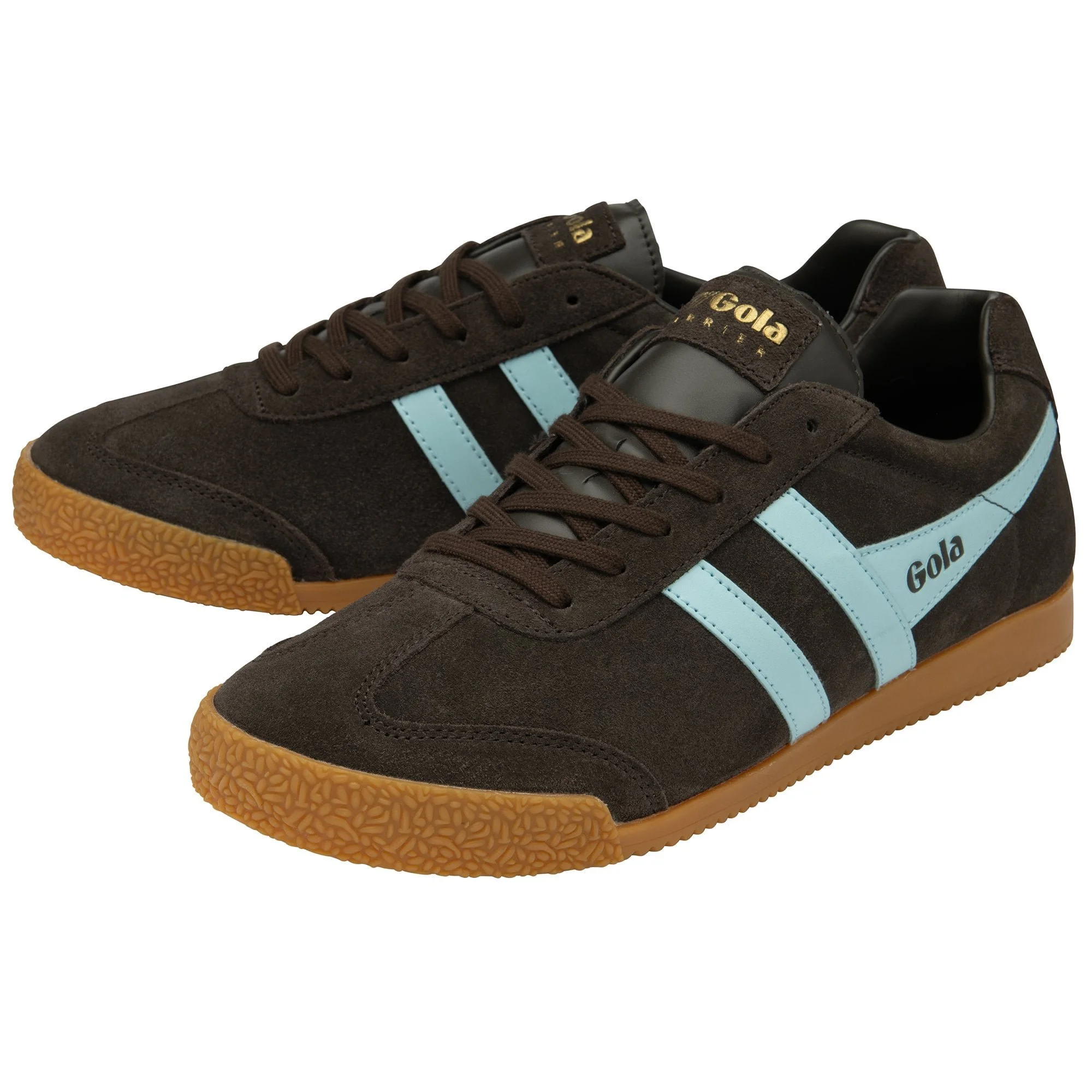 Gola Harrier Trainer - Brown / Pale Blue