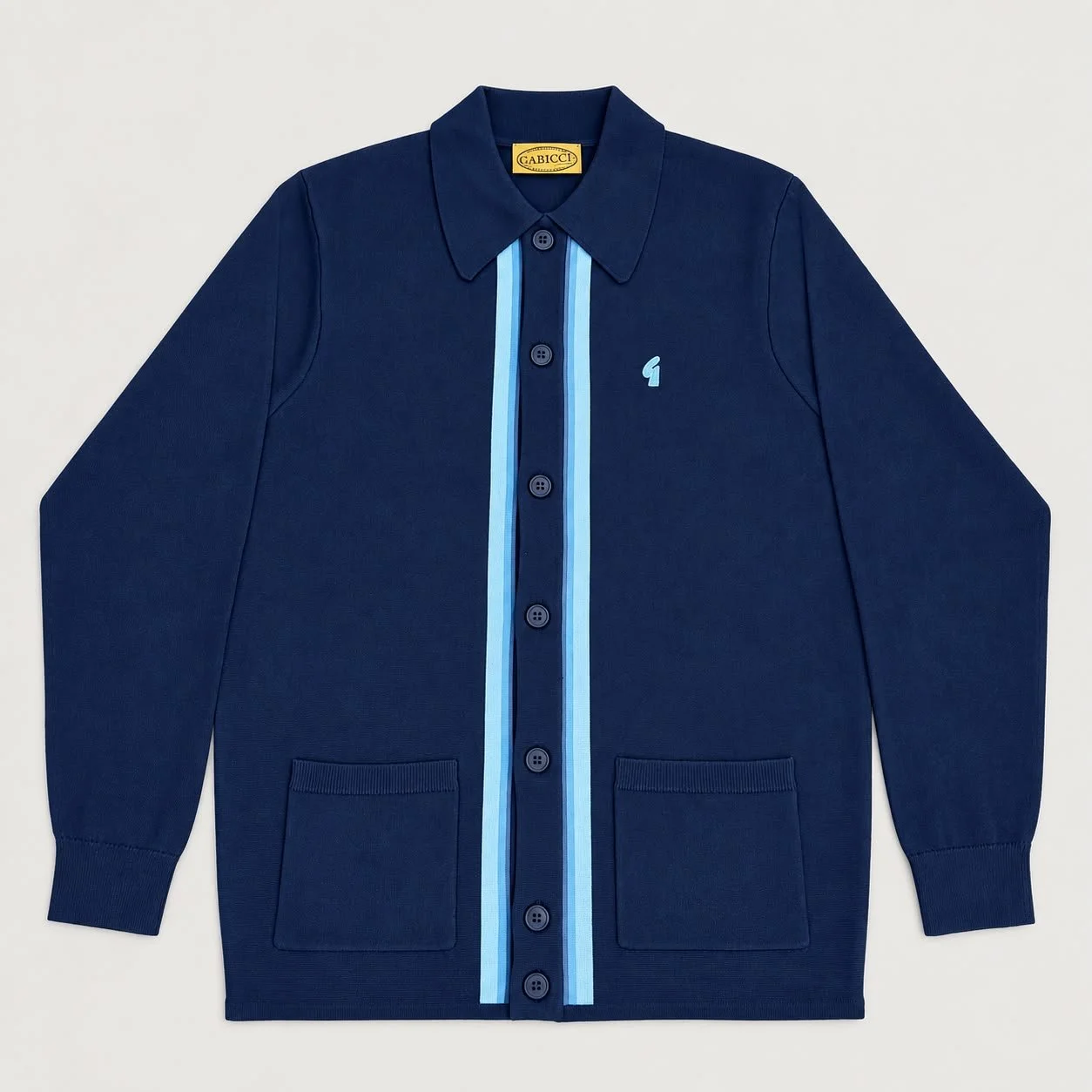Gabicci Archive Bromley Stripe Knit Navy