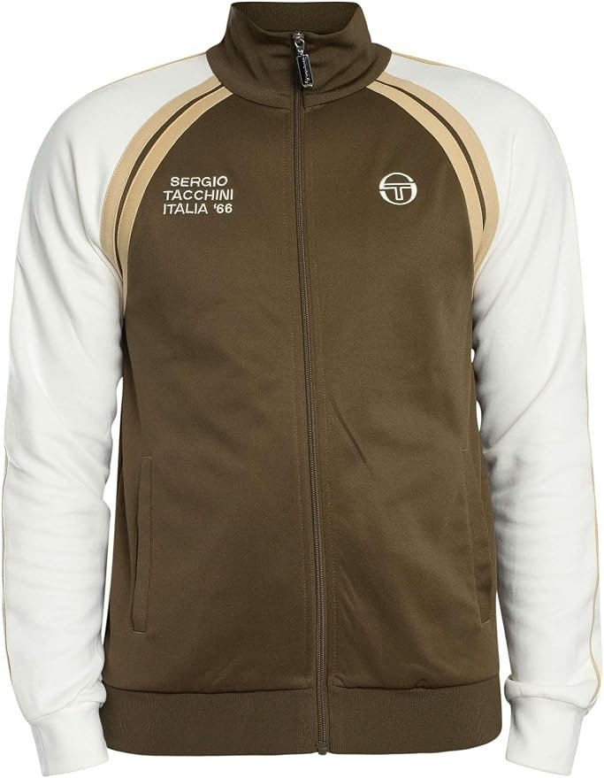 Sergio Tacchini Ghibli Davis Track Top Dark Olive / Gardenia / Mojave Desert