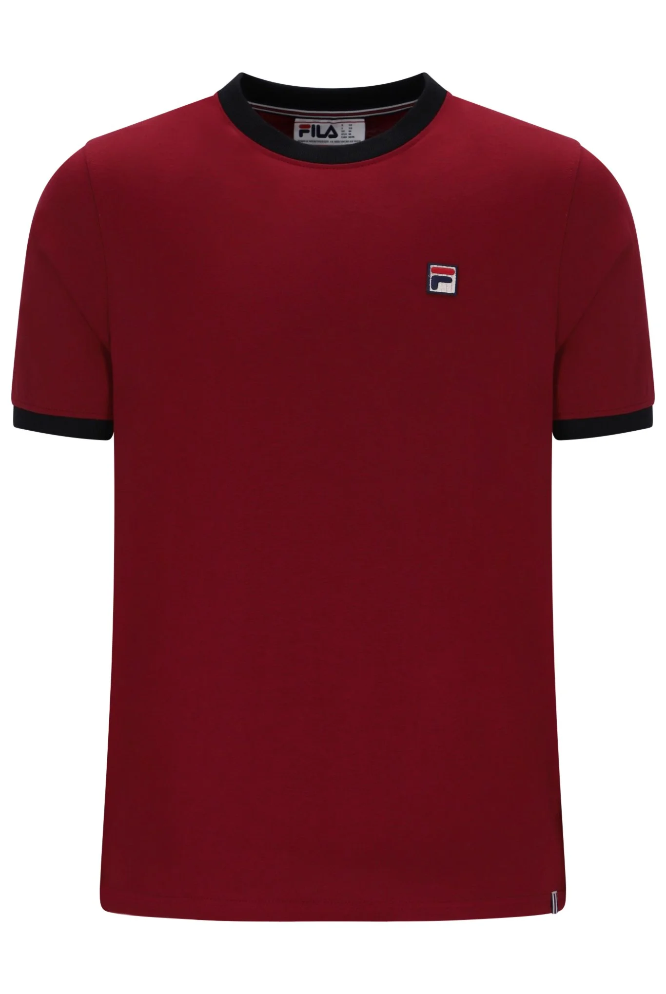 Fila Marconi Essential Ringer Tee Sun Dried Tomato/Black