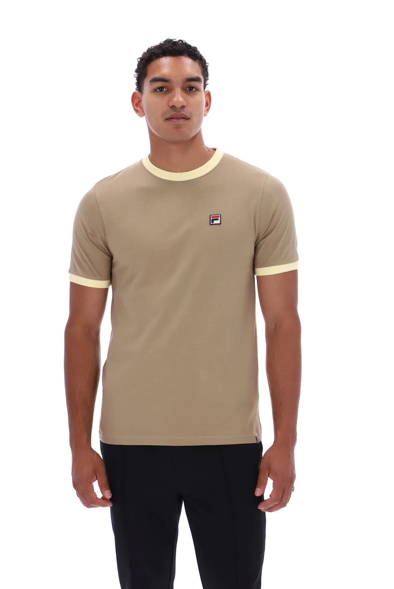 Fila Marconi T Shirt  Chinchilla / Double Cream