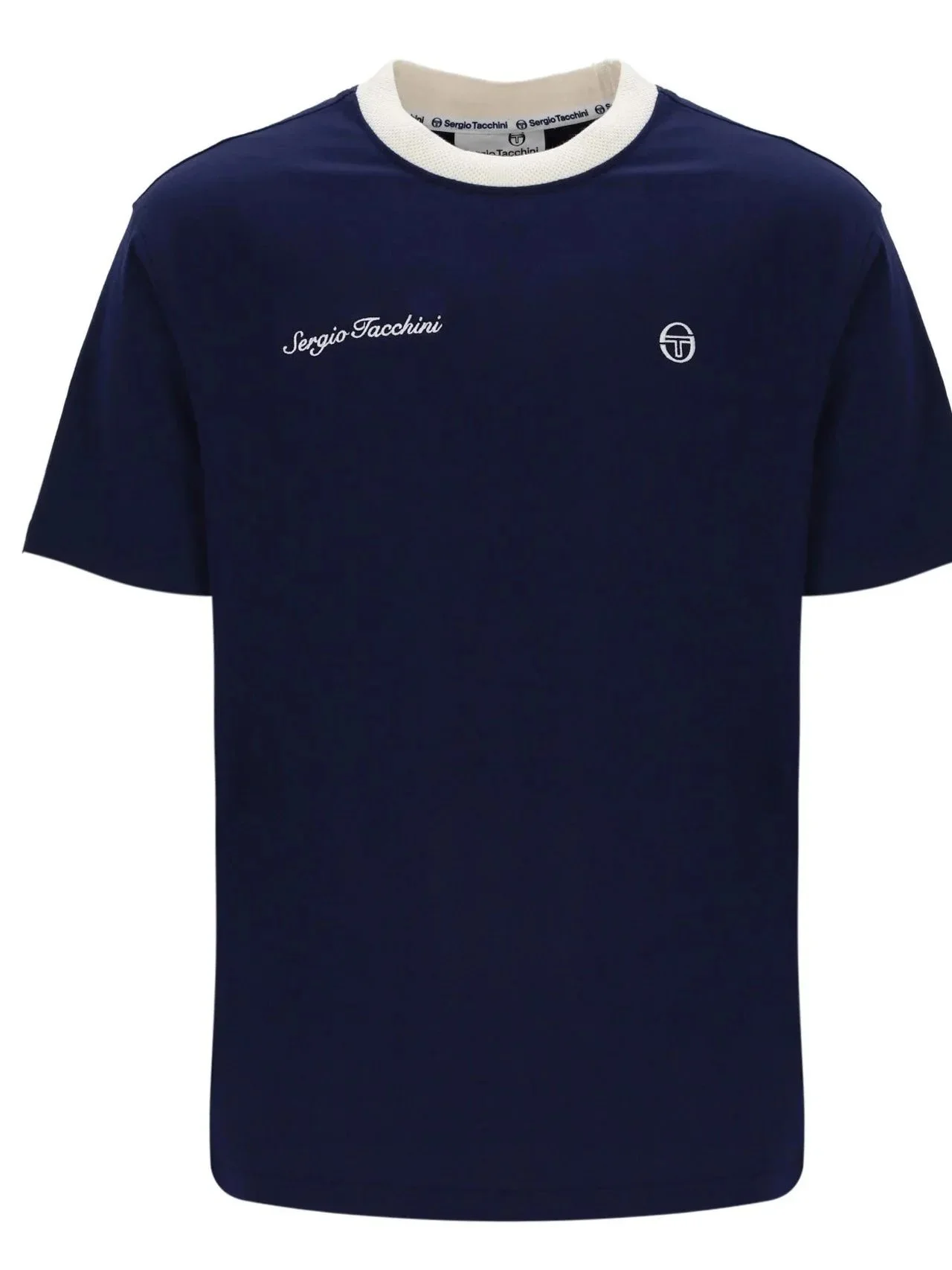 Sergio Tacchini Berto Ringer T-Shirt Maritime Blue
