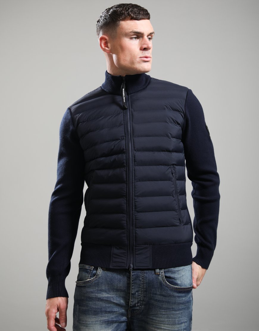 Marshall Artist Aldgate Hybrid Knit - Navy