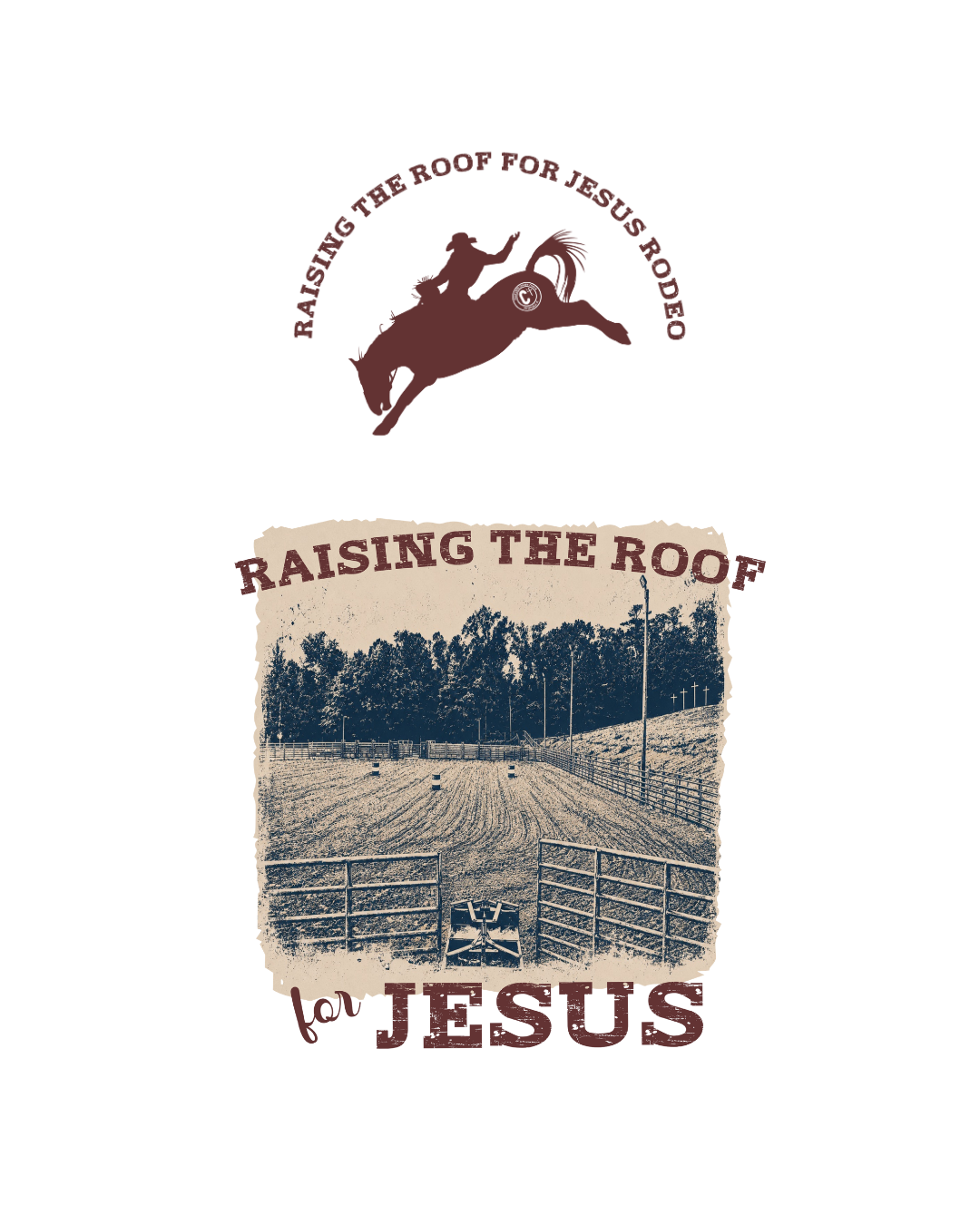 Raising The Roof For Jesus Rodeo Shirts