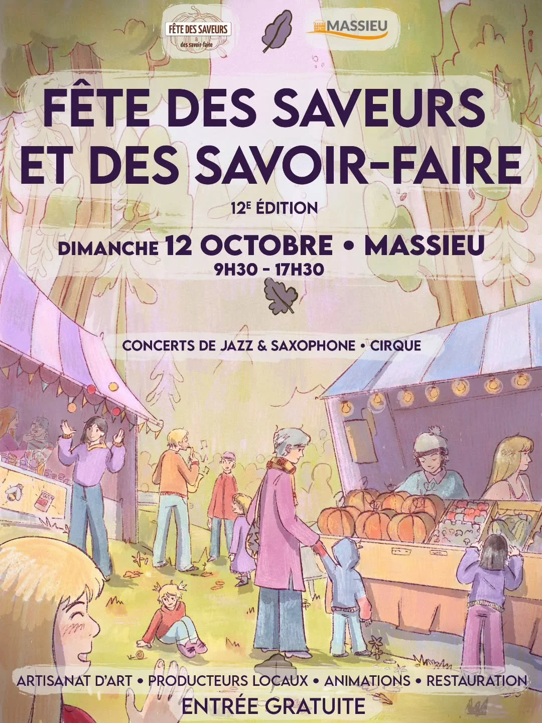 Venez nombreux ! 🍂
(Tr&egrave;s jolie affiche au passage 🤌)