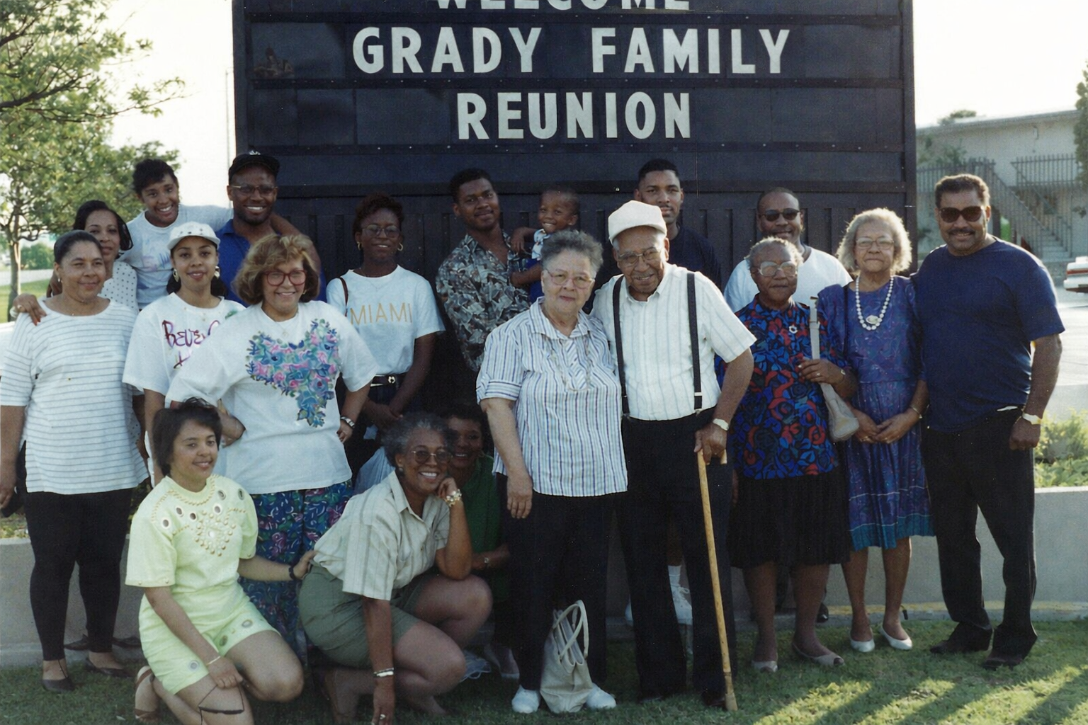 1992 Grady Family Reunion in San Antonio, Texas.