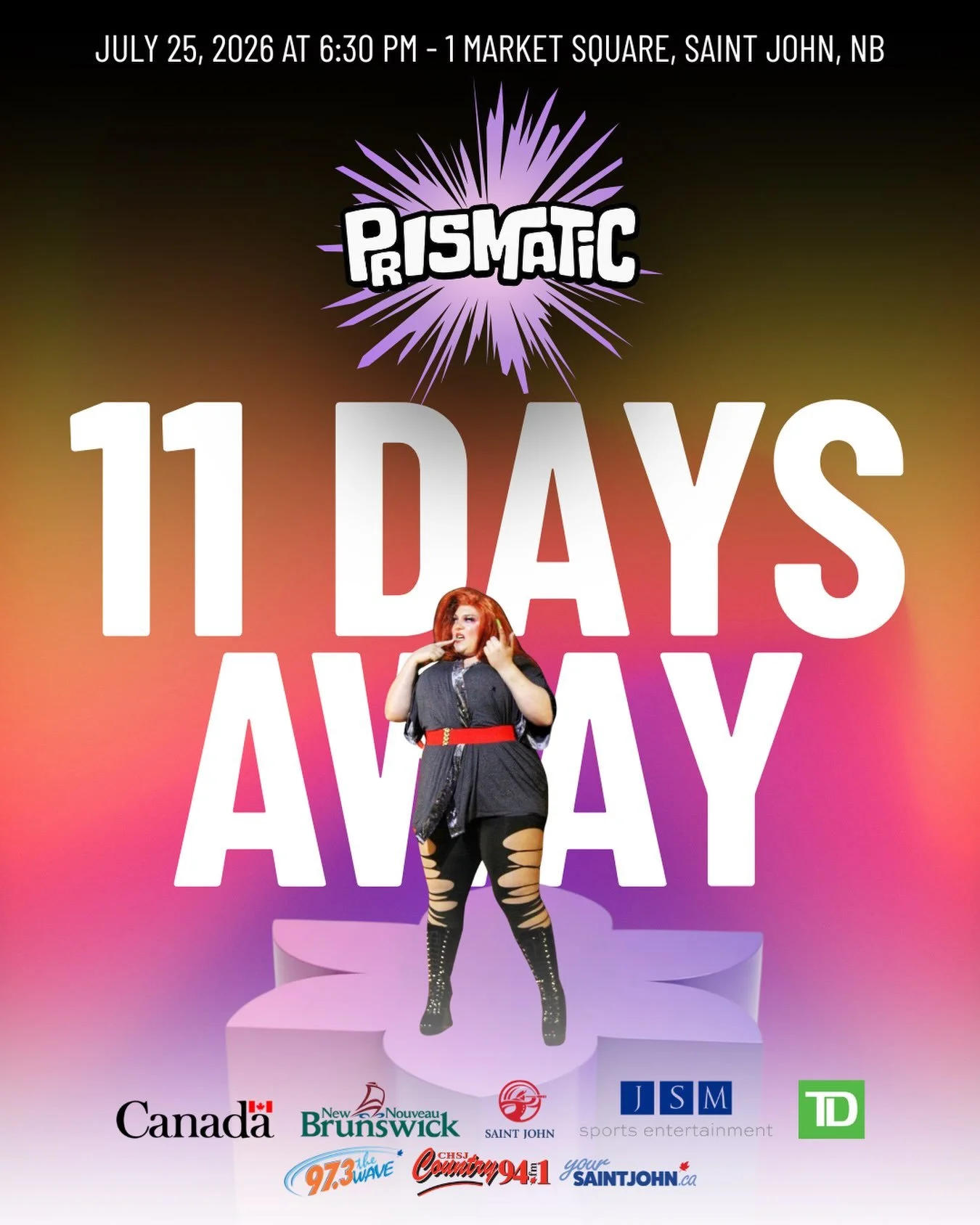 🌟 11 DAYS TO GO 🌟

Eleven days until we gather to go BOLD. BRIGHT. TOGETHER. 

Today&rsquo;s countdown features the brilliant Dia Monde, who is ready to shine bright and bring unmatched energy to 1 Market Square.

Join us on Saturday, July 25, 2026