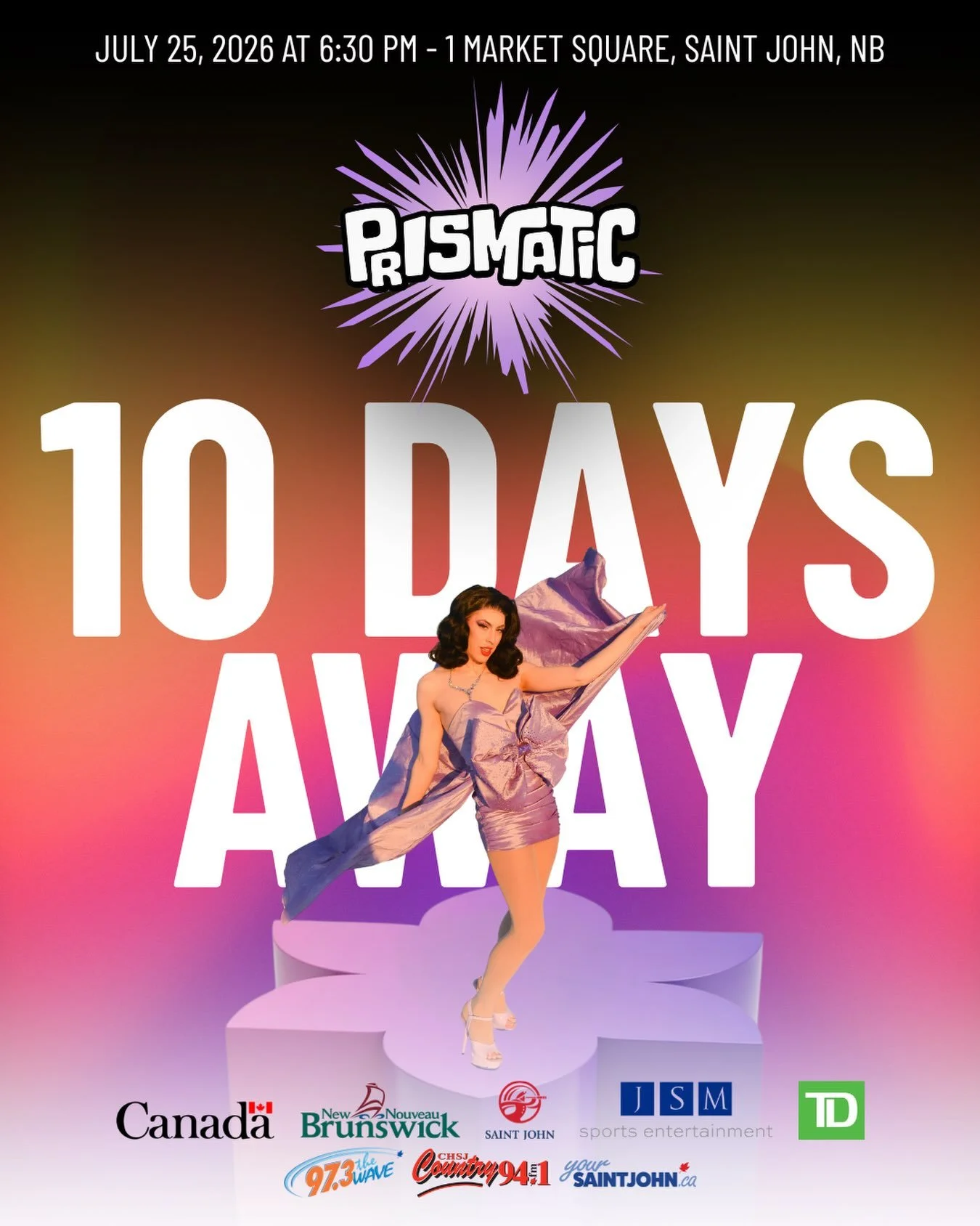 ⚡️ 10 DAYS TO GO ⚡️

We have officially hit the 10-day mark! Today we are shining the spotlight on the mesmerizing Evelyn Nox, who is set to deliver an enchanting performance on the main stage.

Join us on Saturday, July 25, 2026, at 1 Market Square 