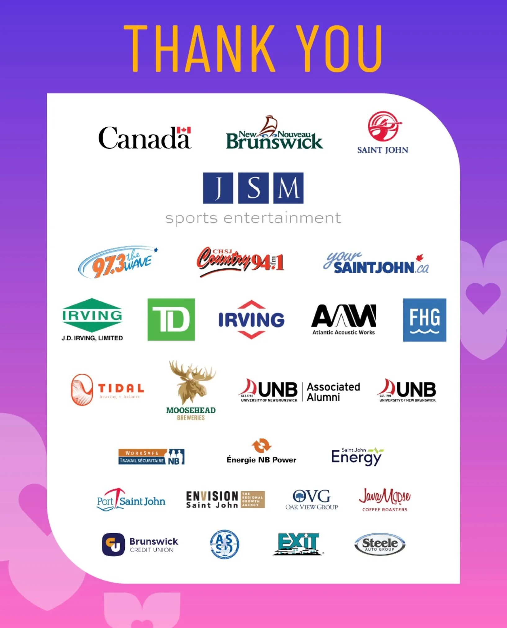 As we reflect on an incredible Pride festival, we want to extend our deepest thanks to every sponsor and partner who helped make it possible. 💜

Because of your support, thousands of people came together to celebrate Pride, build community, and crea