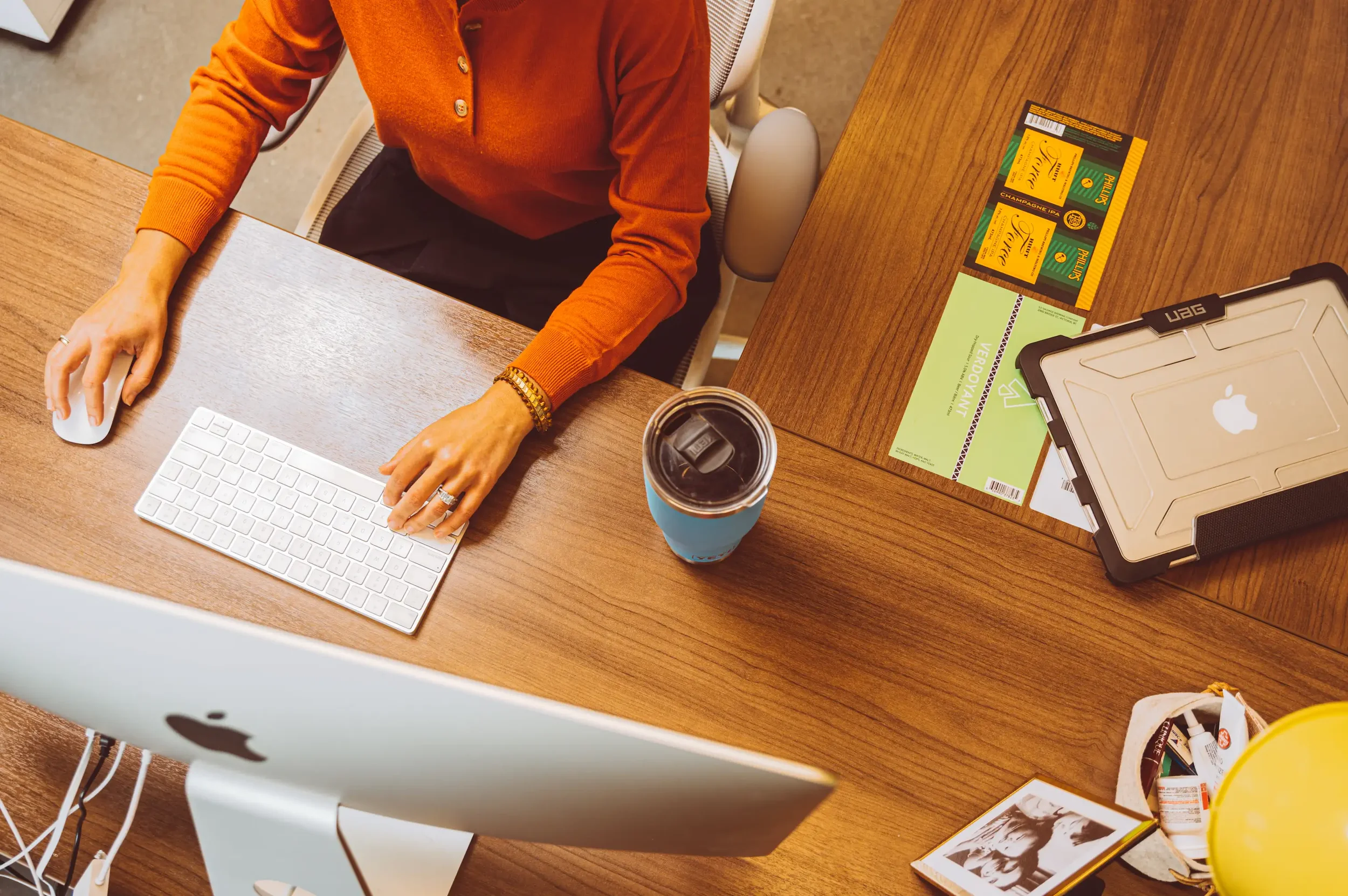 Laura Boyer at work as a fractional B2B CMO