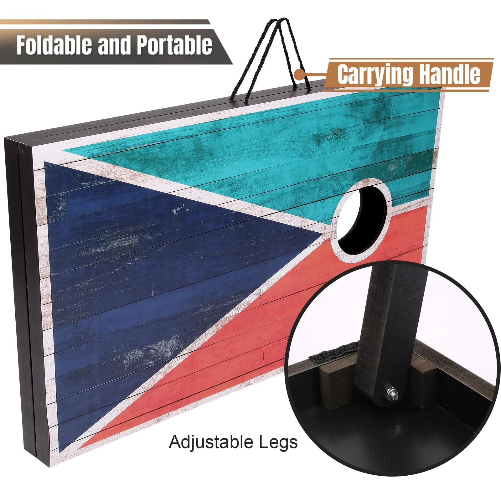 3" x 2" Cornhole boards with sacs