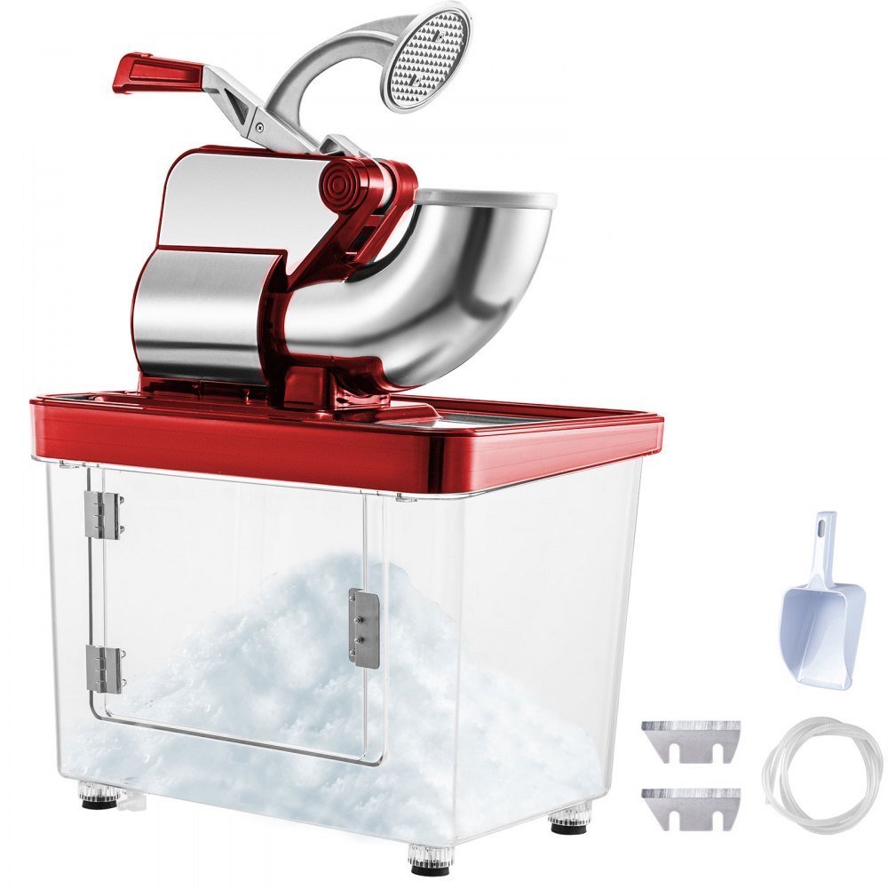 Commercial snow cone shaved ice machine