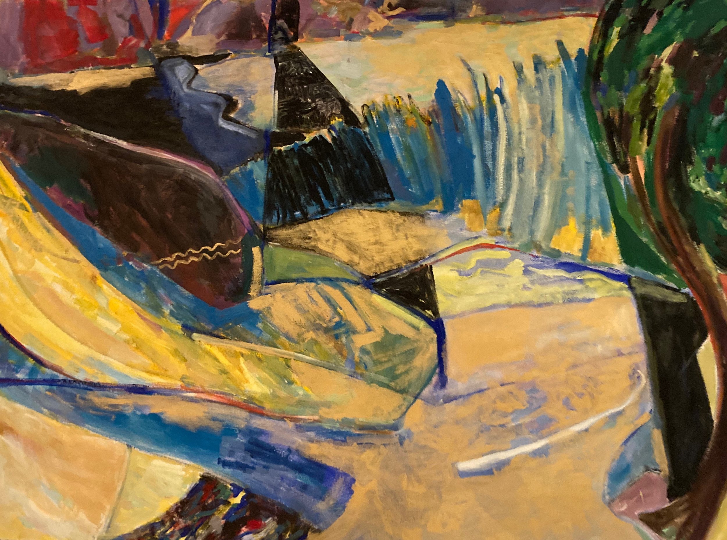 Whale's Head OR - Oil on canvas  3 x 4" 2017