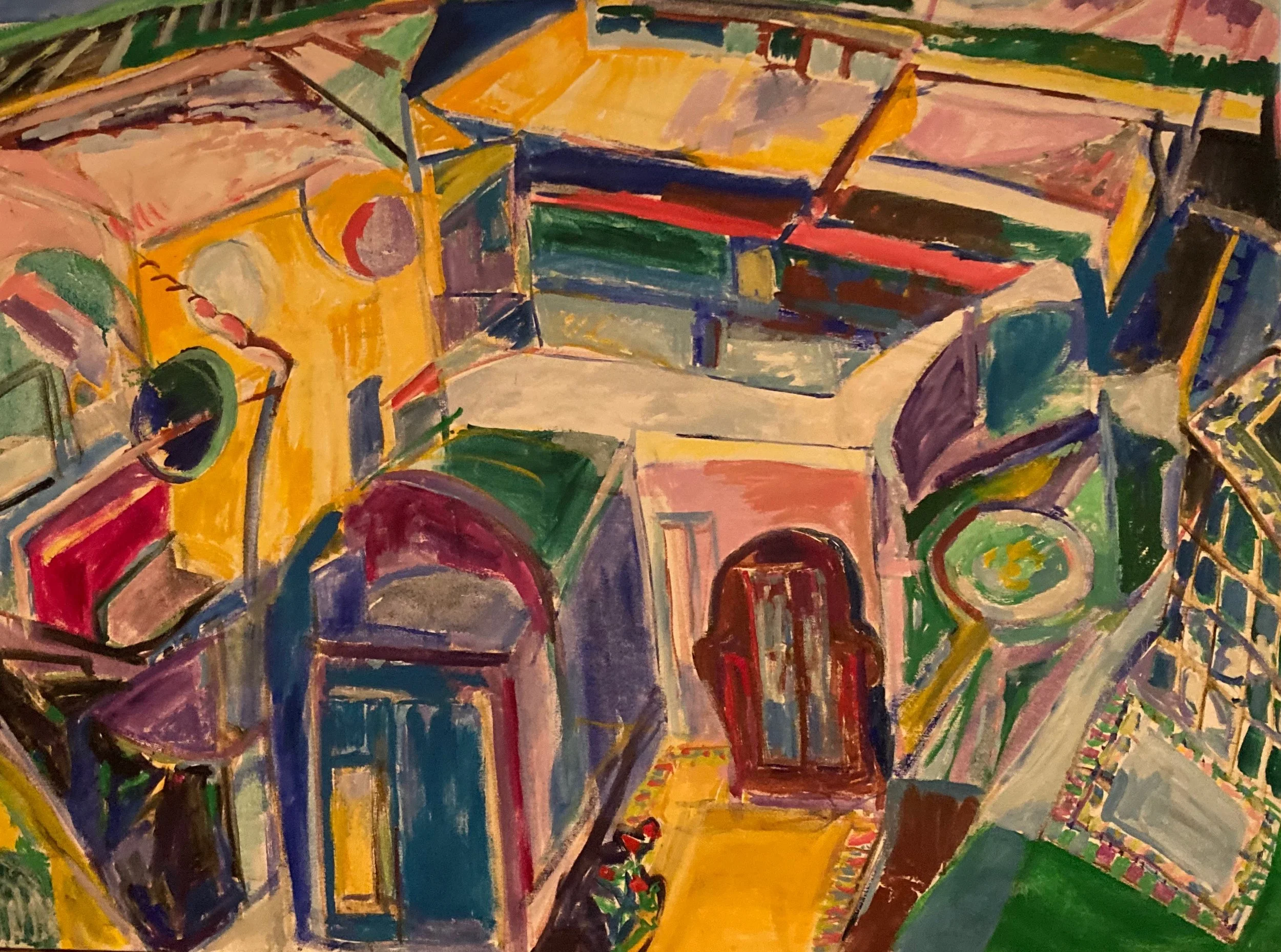 Hacienda Actipan - Oil on canvas 3 x 4' 1009