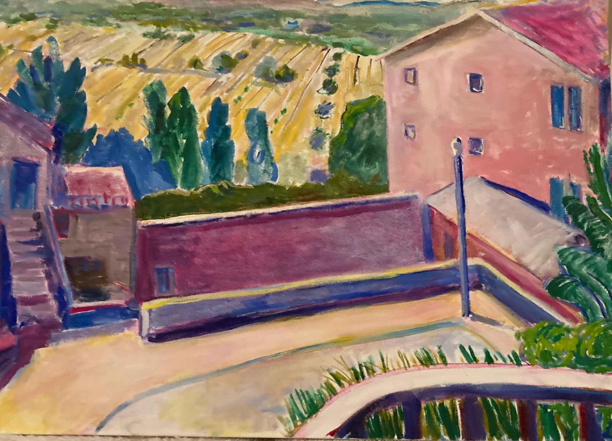 Spello - Oil on canvas 26 x 33' 2014