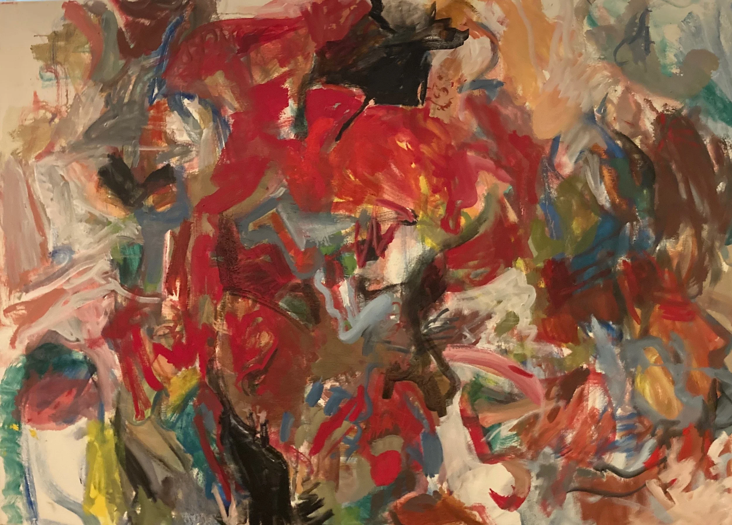 Agni - Oil on canvas 30 x 40" 2024