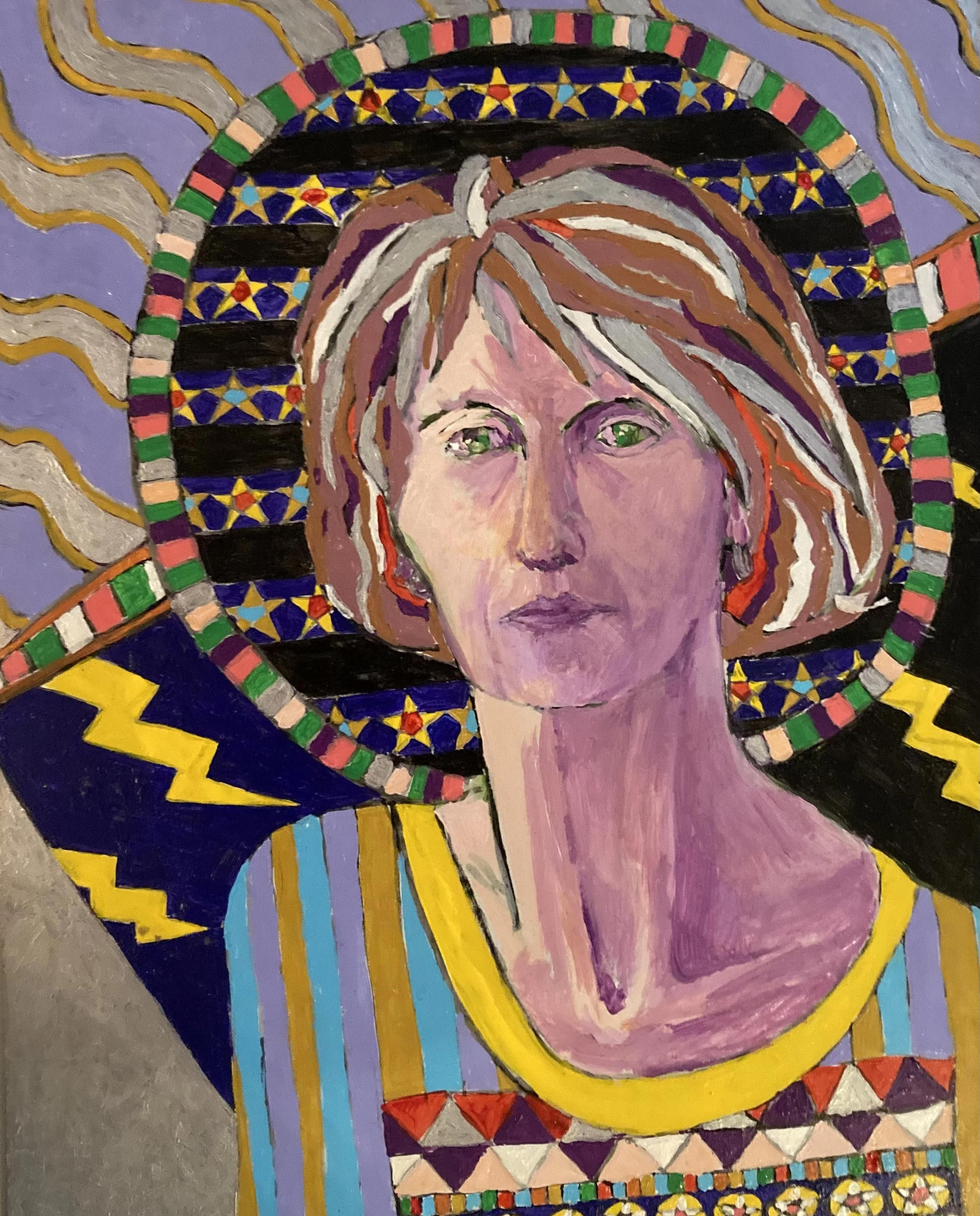 Self portrait - Acrylic on masonite 11 x 14' 2004