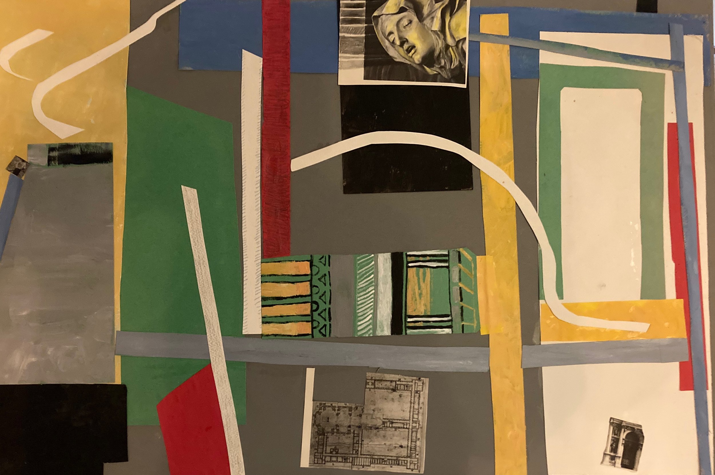 Teresa - Collage 12 x 20" 2013