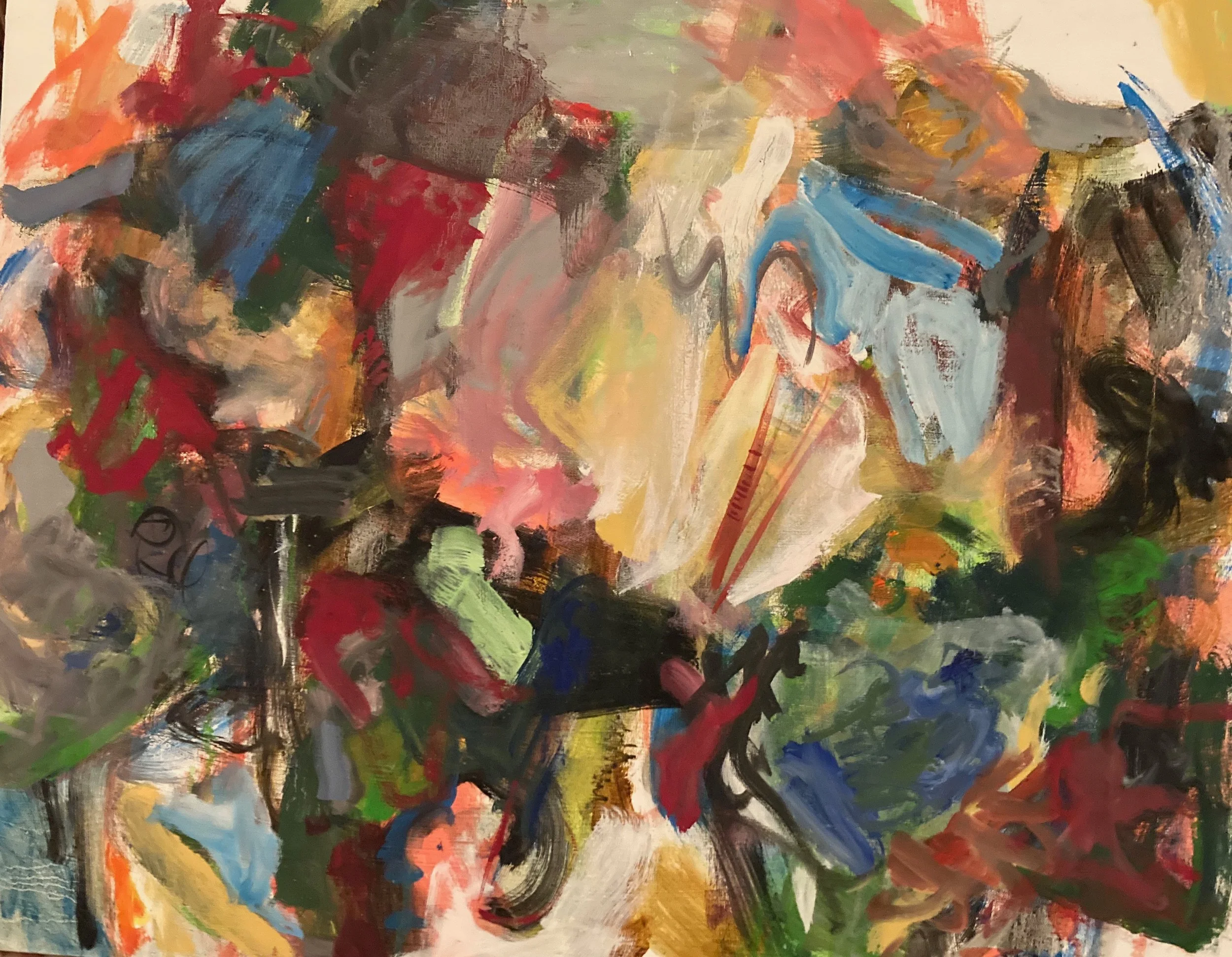 Vulcan - Oil on canvas 24 x 30" 2017