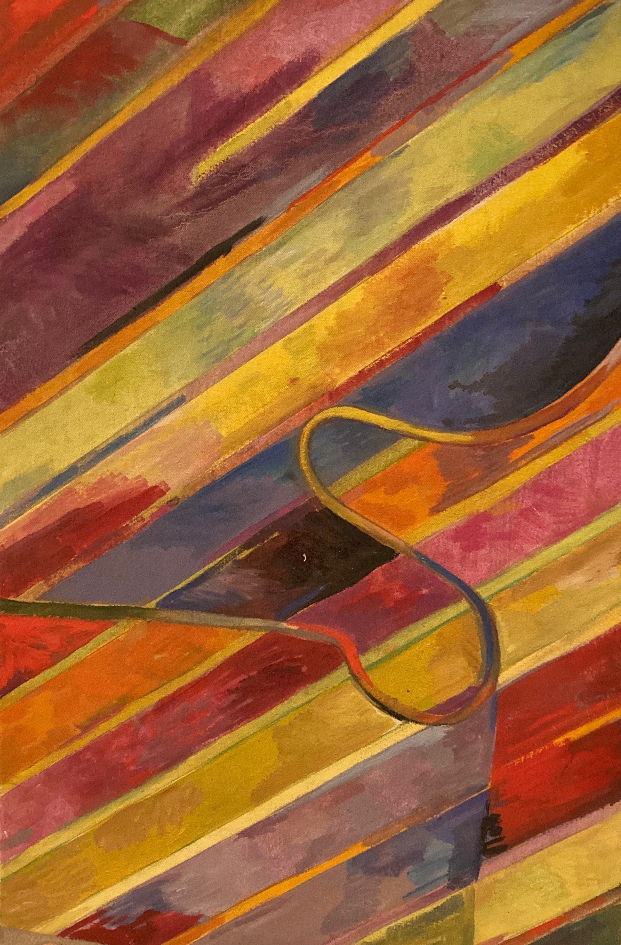 Santa Monica #2 - Acylic and oil on canvas 24 x 36" 1976