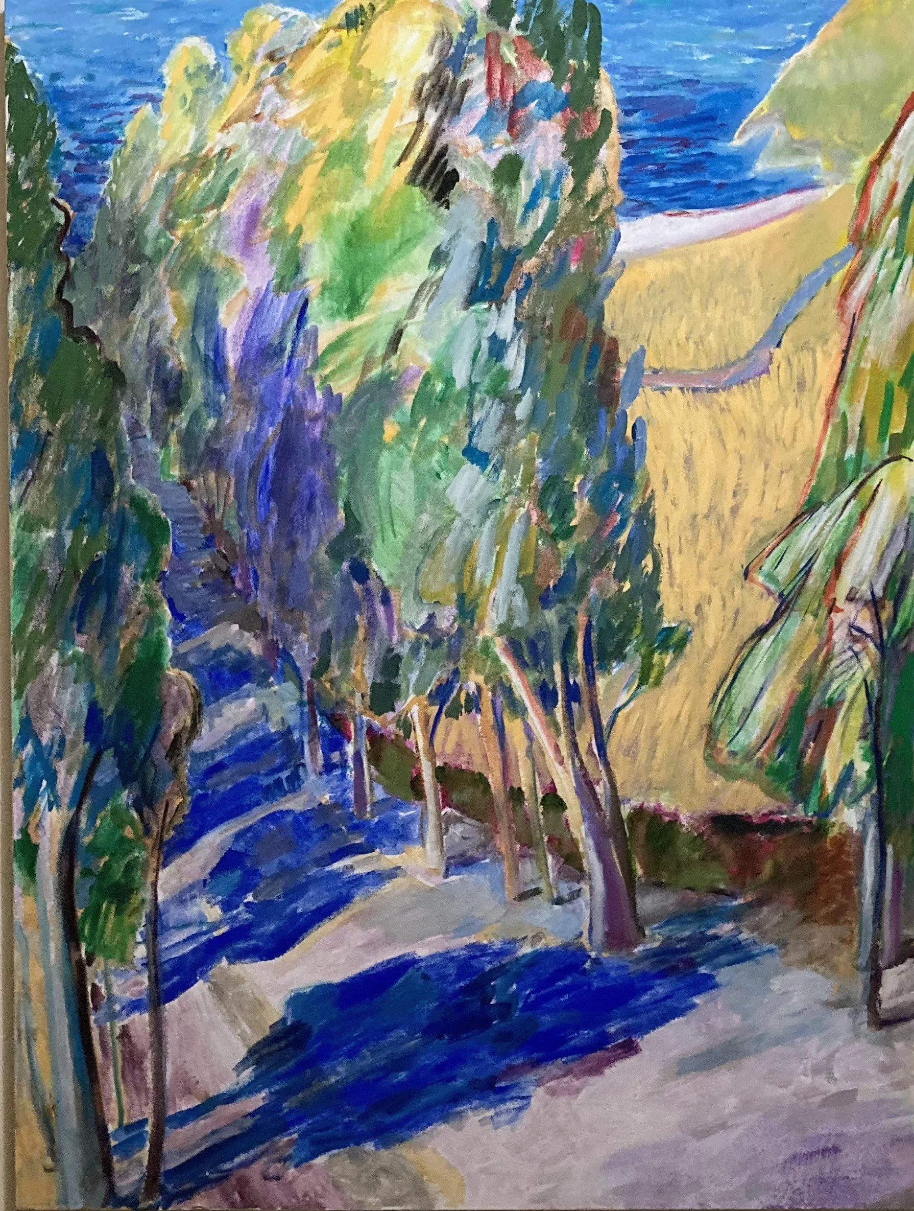 Goleta Beach - Oil on canvas 3 x 4" 2003