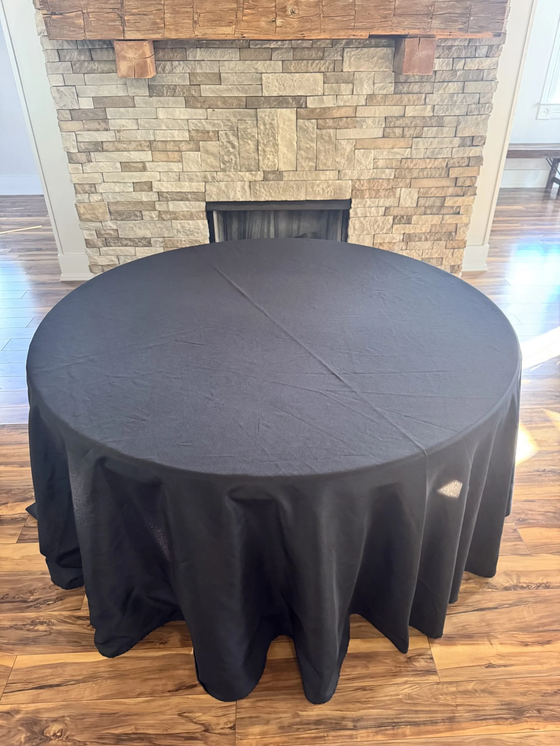Black Table Linen 