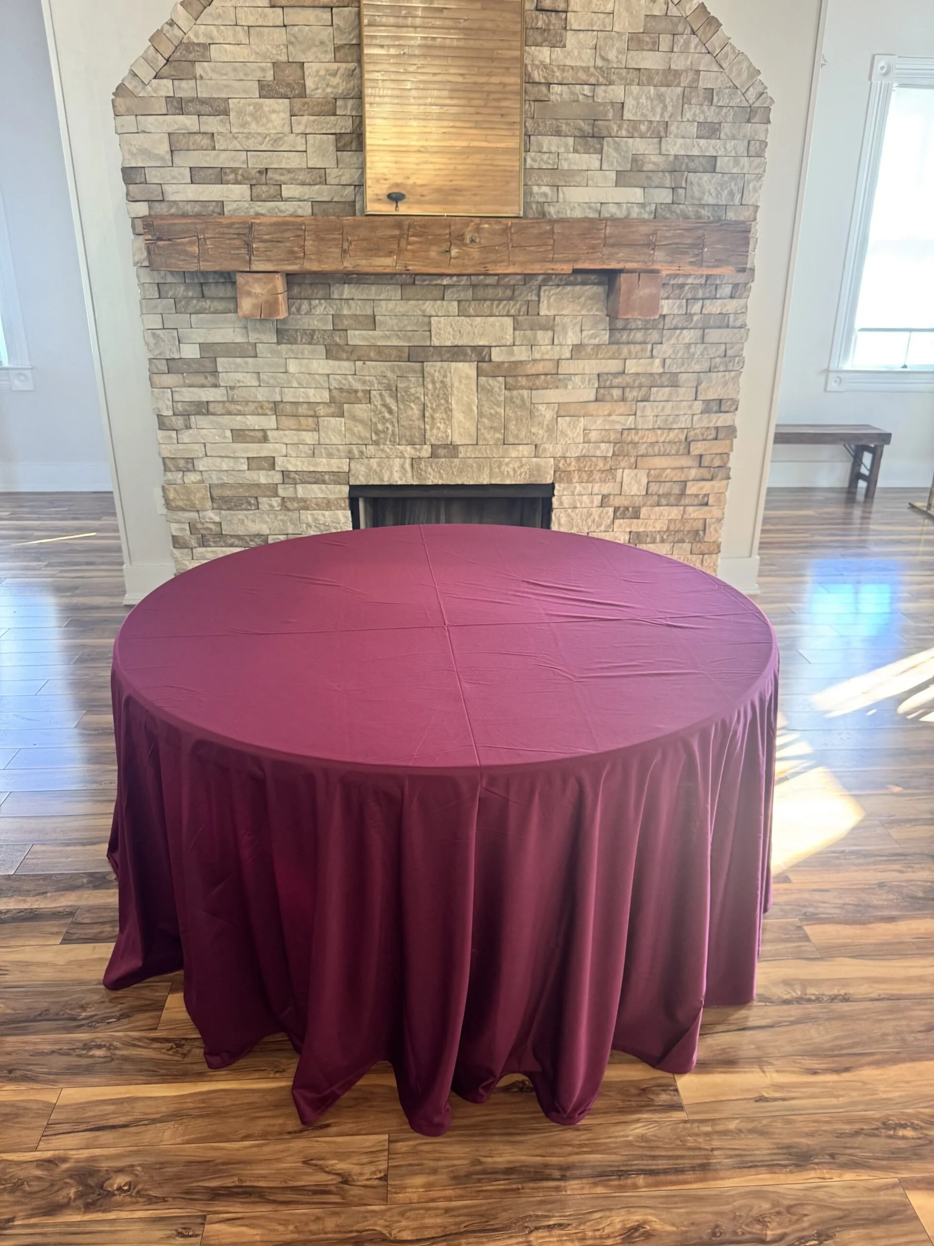 Merlot/Burgundy Table Linen